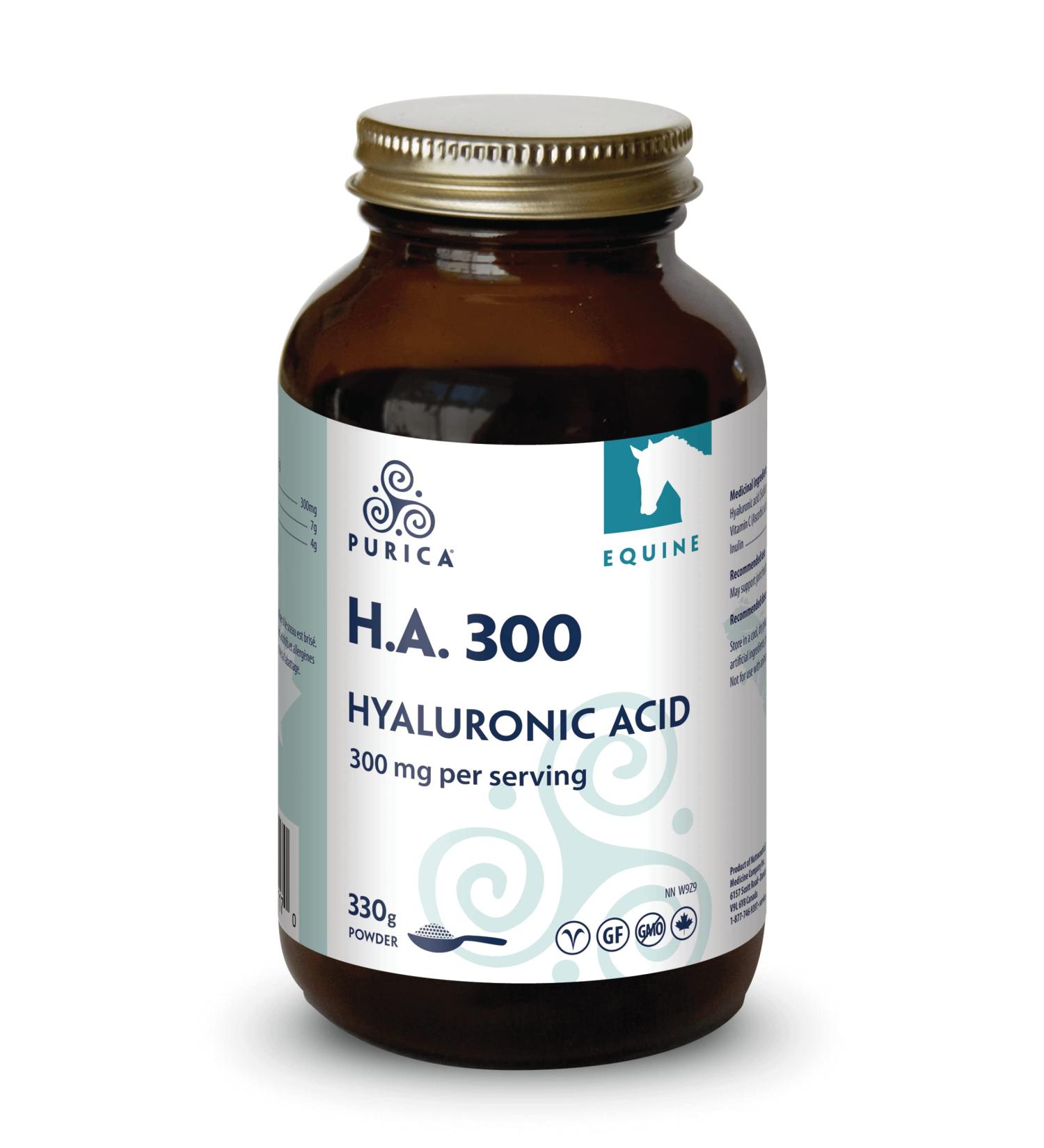 Purica Equine Recovery Supplement - Hyaluronic Acid for Horses Vitamin C Joint Support - Horse Supplements for Recovery and Joint Health - 330g 330 g (Pack of 1) - Buy Online on GoSupps.com
