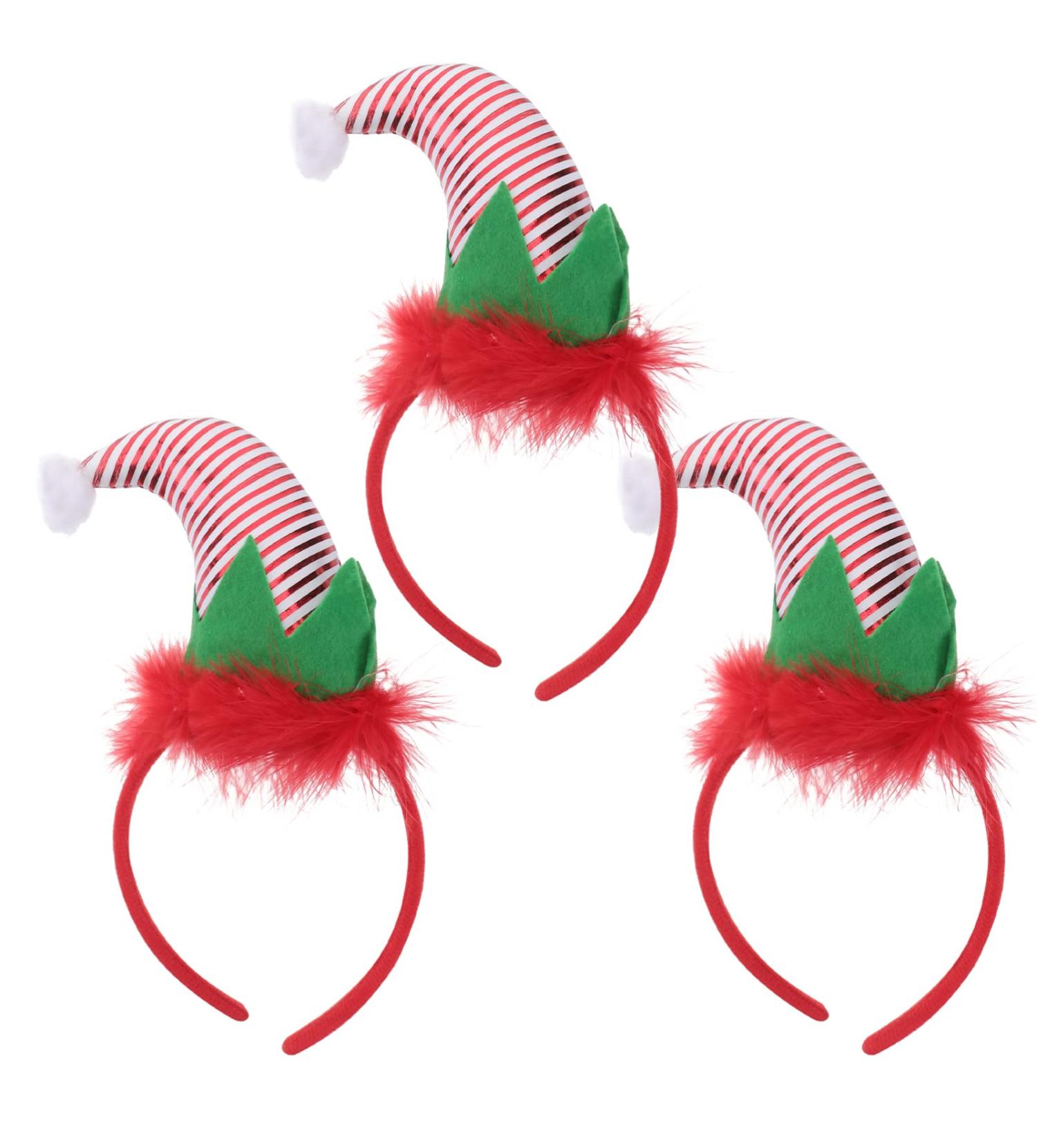 Buy Lurrose 3-Piece Mini Christmas Hats Set - Festive Santa Party Accessories for Adults | International Shipping Available - Buy Online on GoSupps.com