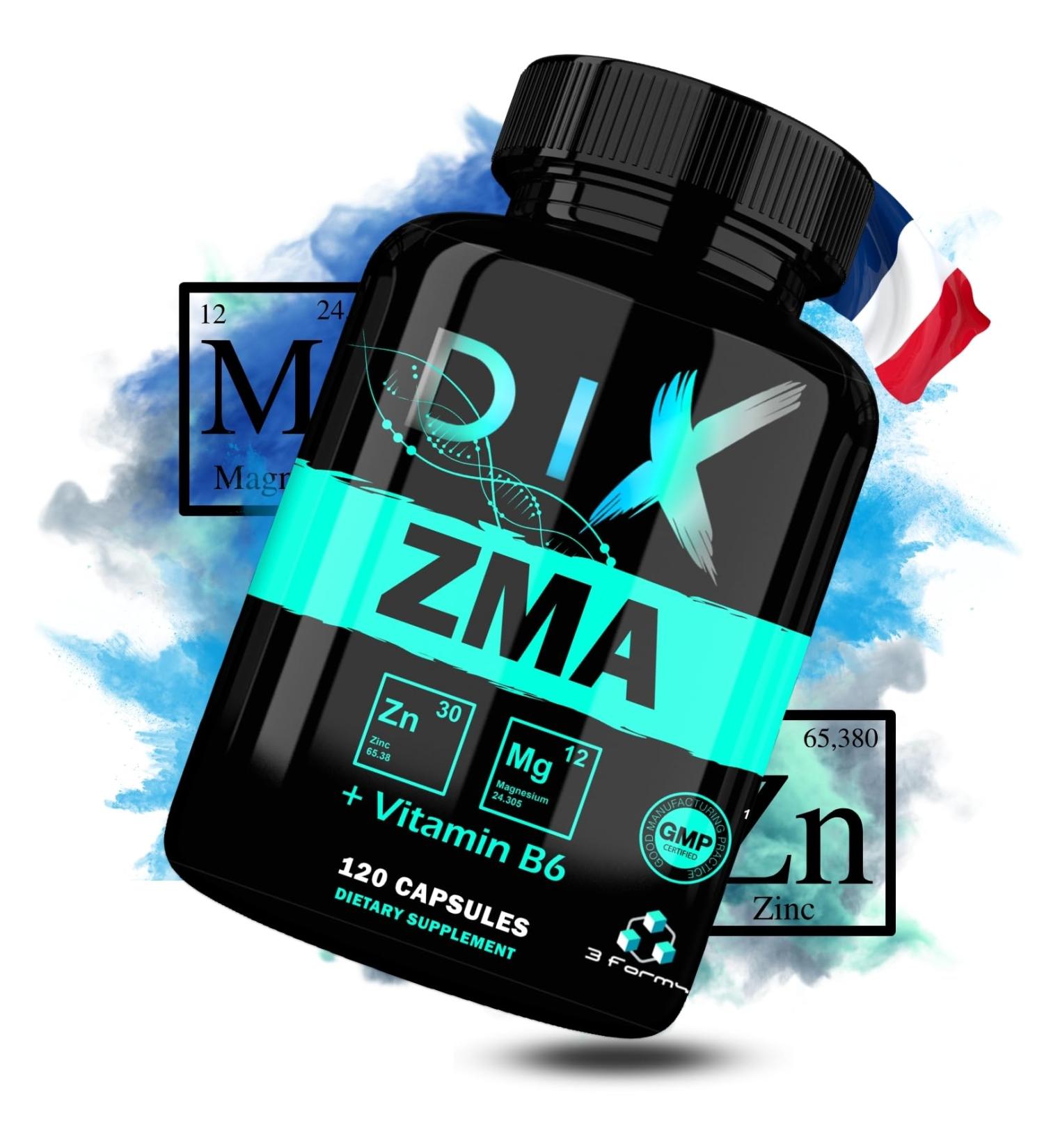 ZMA | 3 Zinc Source | 3 Magnesium Source | Vitamin B6 | Designed For Athletes | Superior Quality | Muscle Recovery | Optimal Absorption | - Buy Online on GoSupps.com