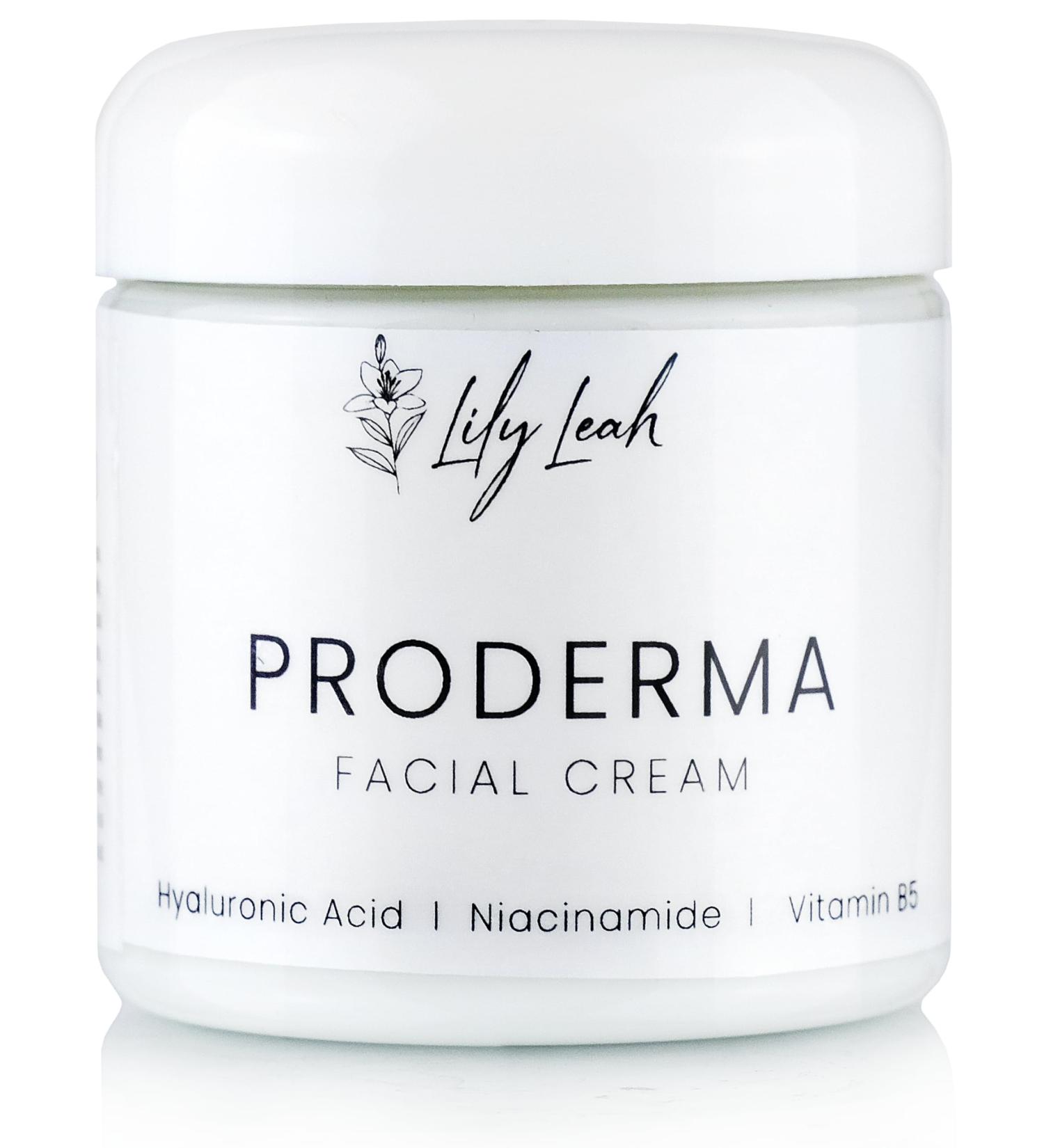 ProDerma Unscented Facial Cream | Hyaluronic Acid Niacinamide & Vitamin B5 - 8 oz | Hydrating & Nourishing Skincare - Buy Online on GoSupps.com