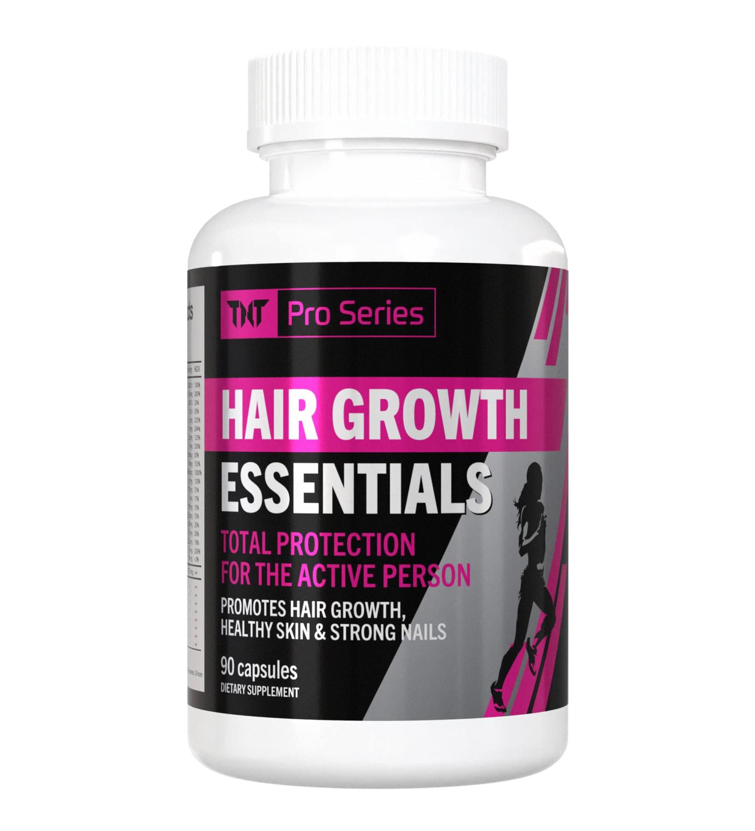 Hair Vitamins for Faster Growth - 29 Vitamins for Men & Women - Hair Pills Supplements for Hair Loss - 90 Capsules - Buy Online on GoSupps.com