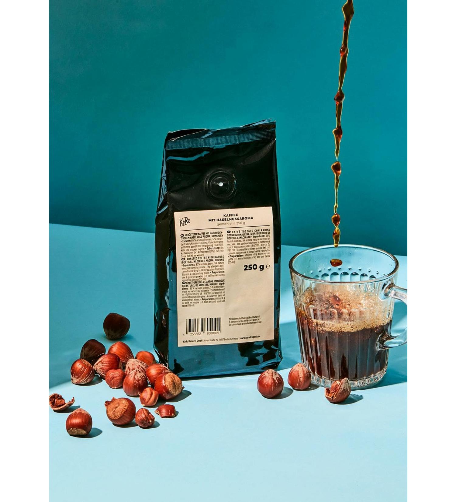 KoRo - Hazelnut Coffee 250g - Buy Online on GoSupps.com