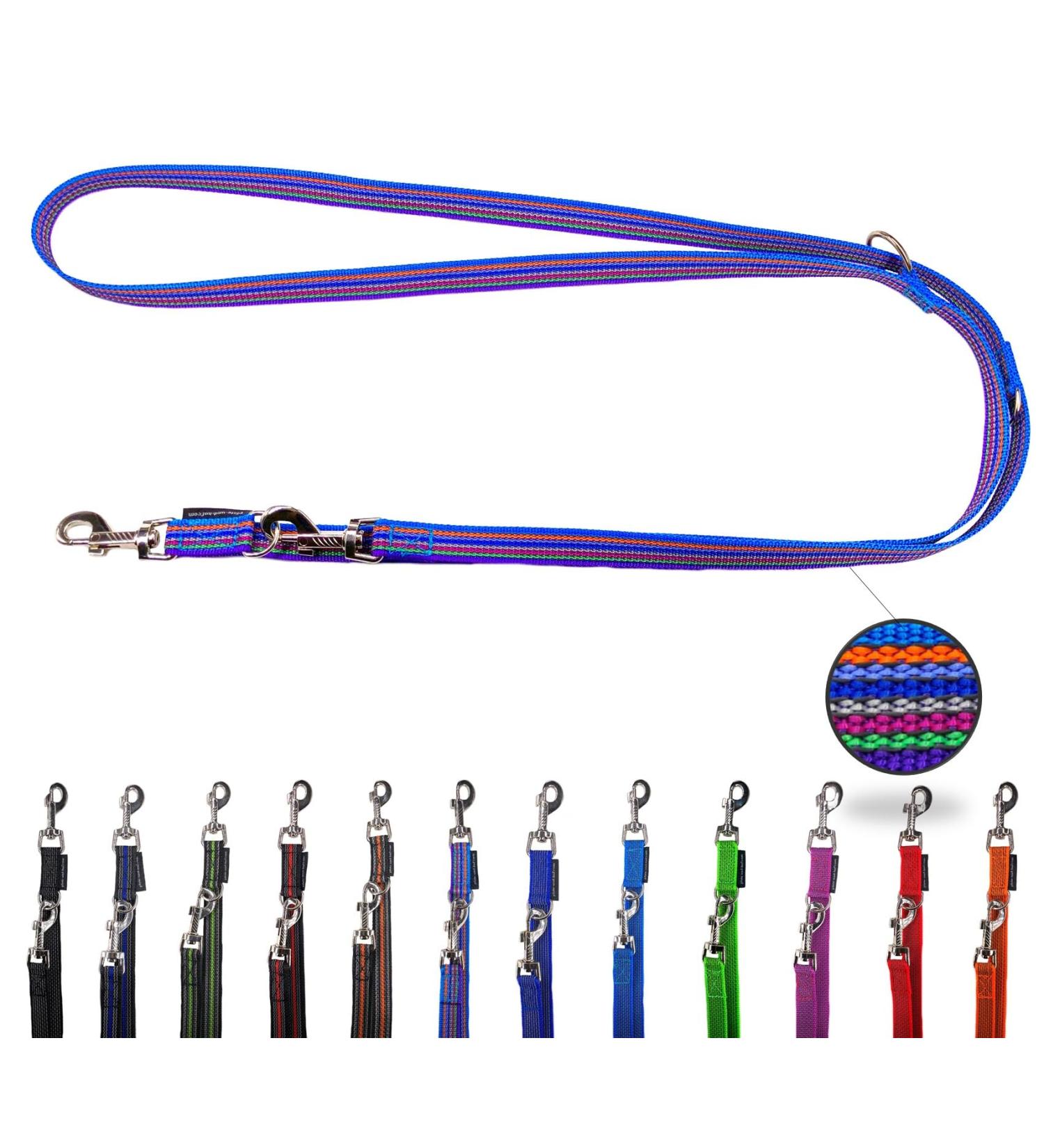 Adjustable Dog Leash 3.50m - Rubberized for Medium & Large Dogs | 7 Pastel Colors - International Shipping - Buy Online on GoSupps.com