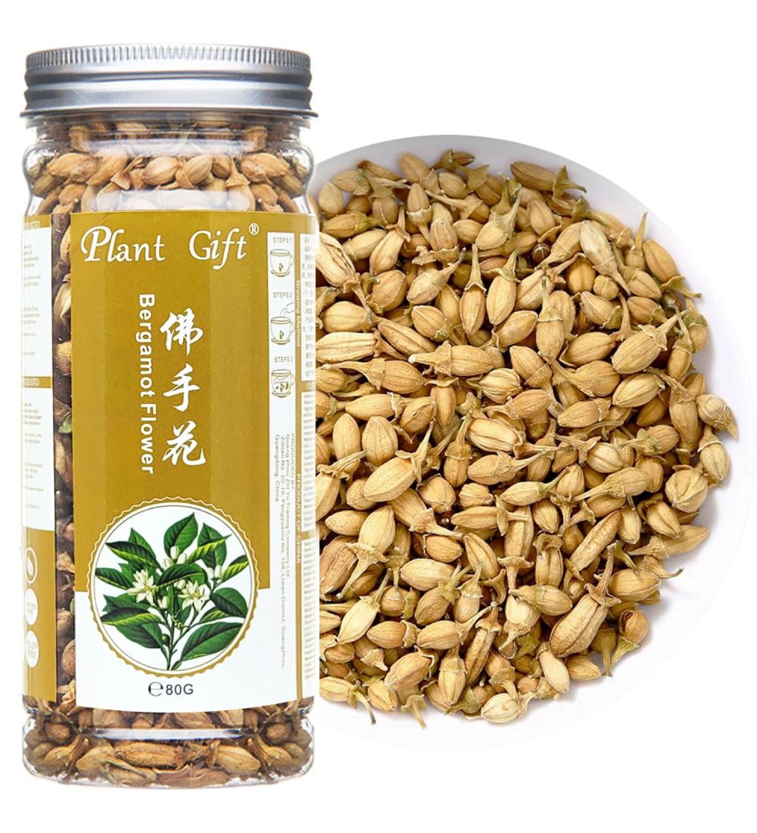 PlantGift Dried Bergamot Flower 80G/2.82oz Citrus Bergamot Tea Citrus Medica Chinese Health Tea - Buy Online on GoSupps.com