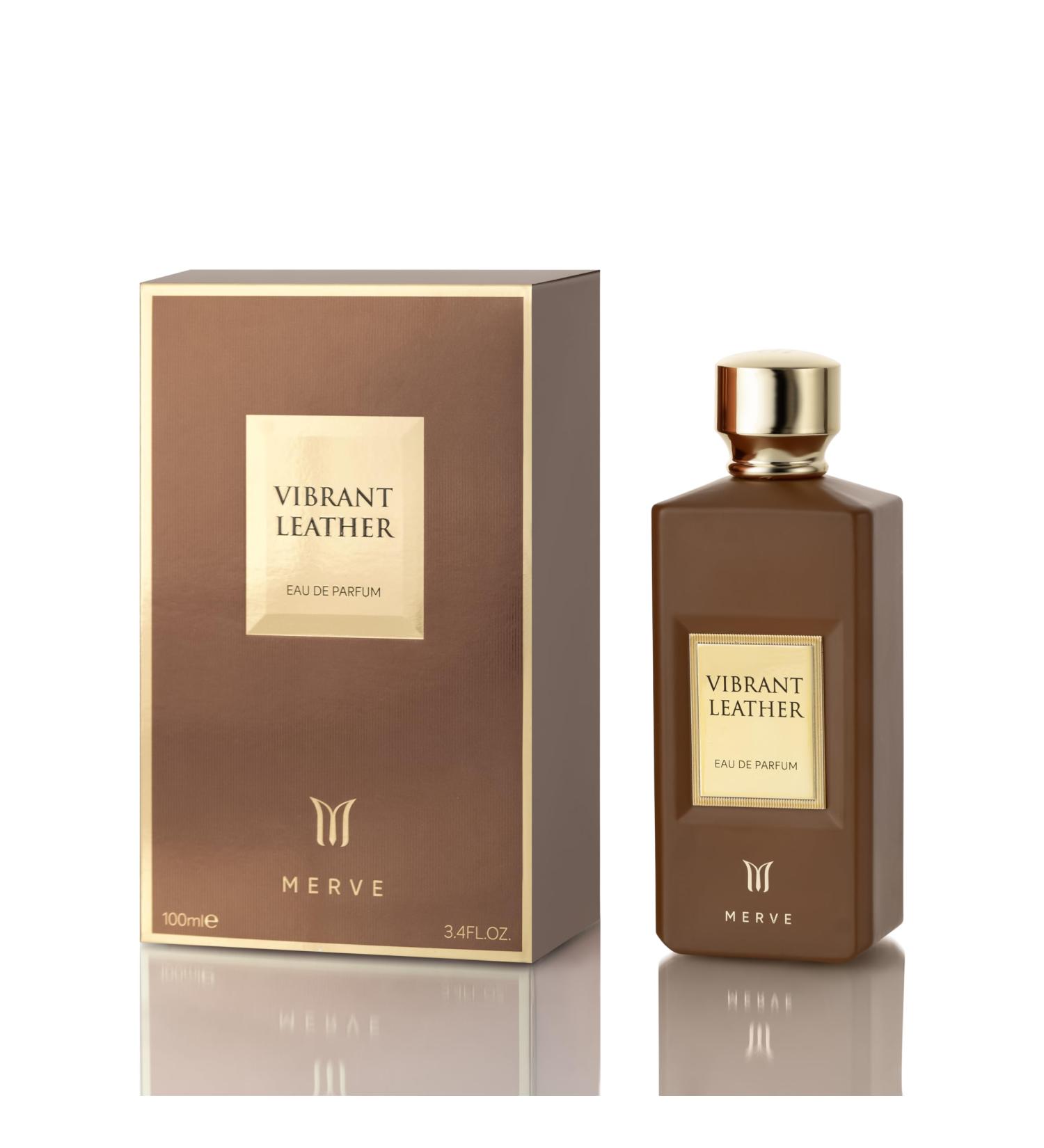 Merve Vibrant Leather Premium Long Lasting Fragrance Luxury Scent For Unisex | Spicy Leathery Musk - Buy Online on GoSupps.com