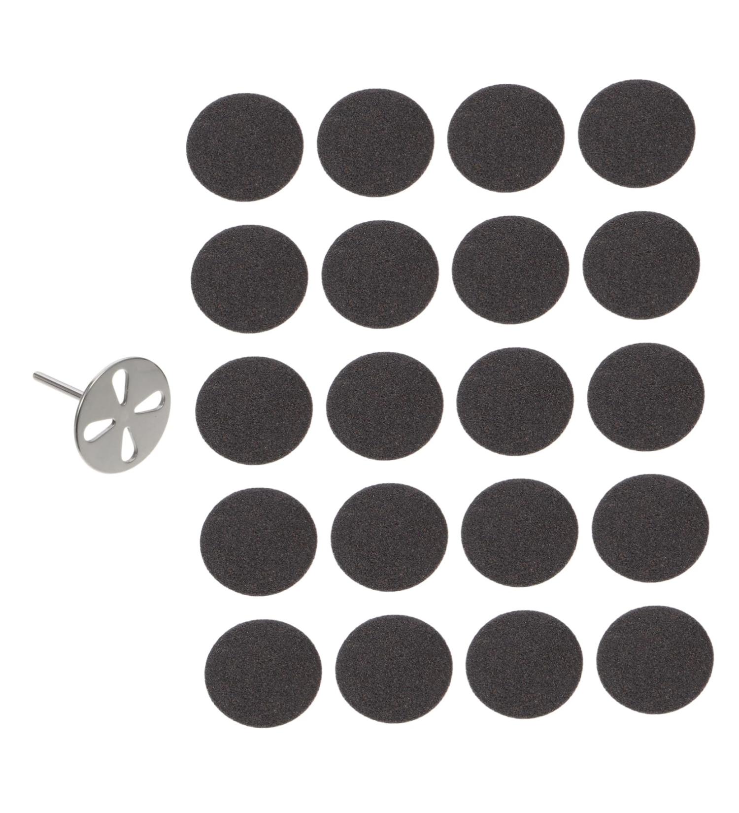 Ipetboom 1 Set Nail Polishing Sheets Electric Foot Sander Specialty Tools Stainless Steel Nail File Nail Accessories Nail Sanding Slices Disc Stainless Steel Sole of Foot - Buy Online on GoSupps.com