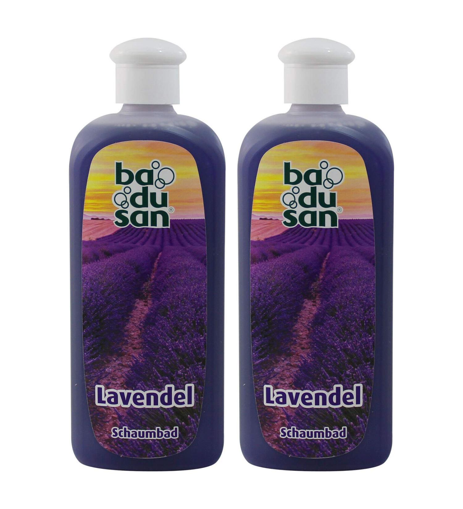 Buy Pack of 2 Badusan Lavender Bubble Bath Additive | 2 x 500 ml for Relaxation | International Shipping Available - Buy Online on GoSupps.com