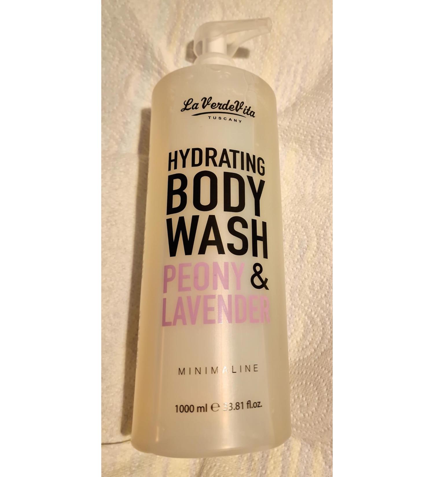 Hydrating Body Wash MINIMALINE PEONY & LAVENDER 1000 ml - Buy Online on GoSupps.com