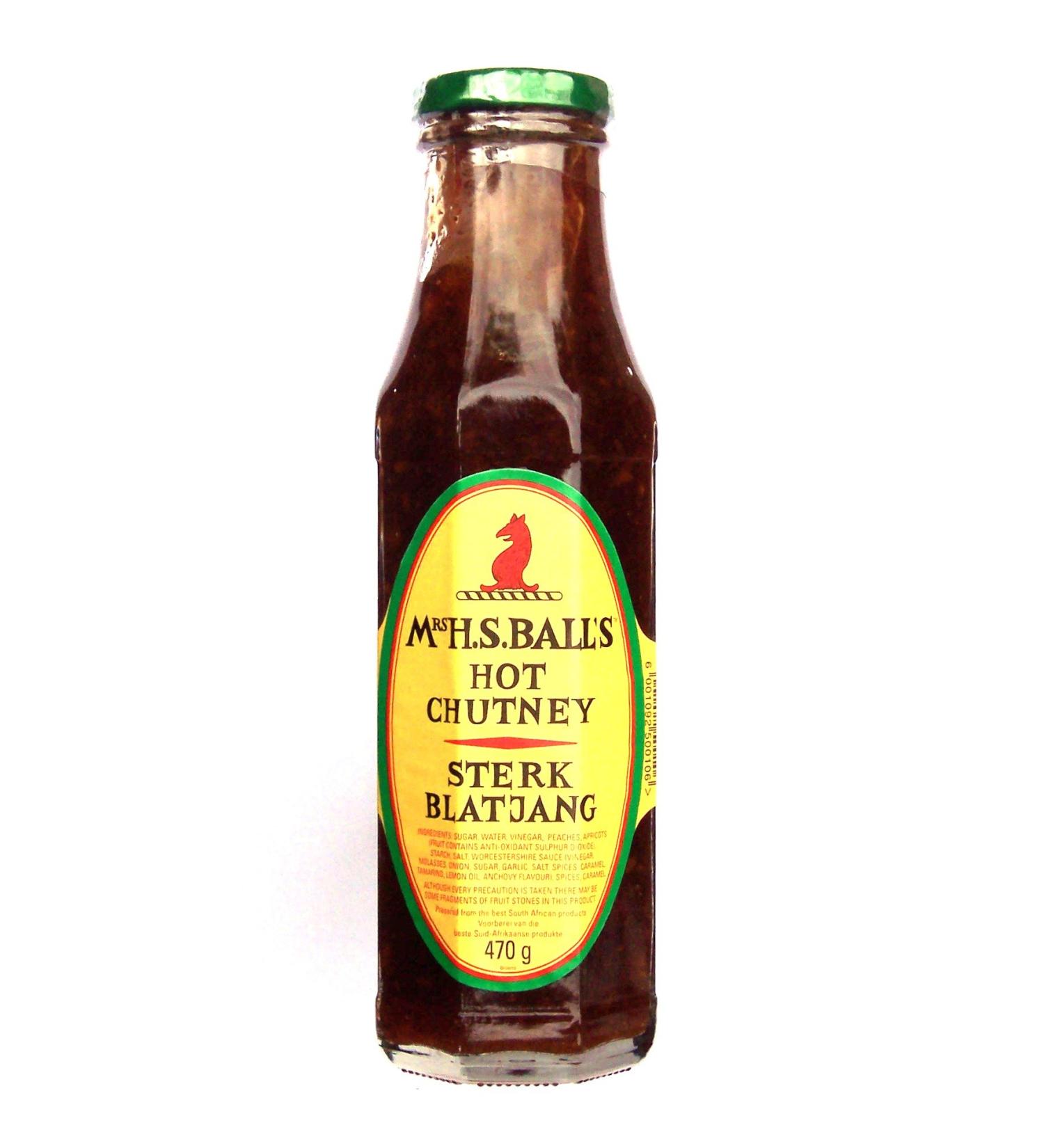 Mrs Balls Hot Chutney 470g - Authentic South African Flavor | Buy Online - Buy Online on GoSupps.com