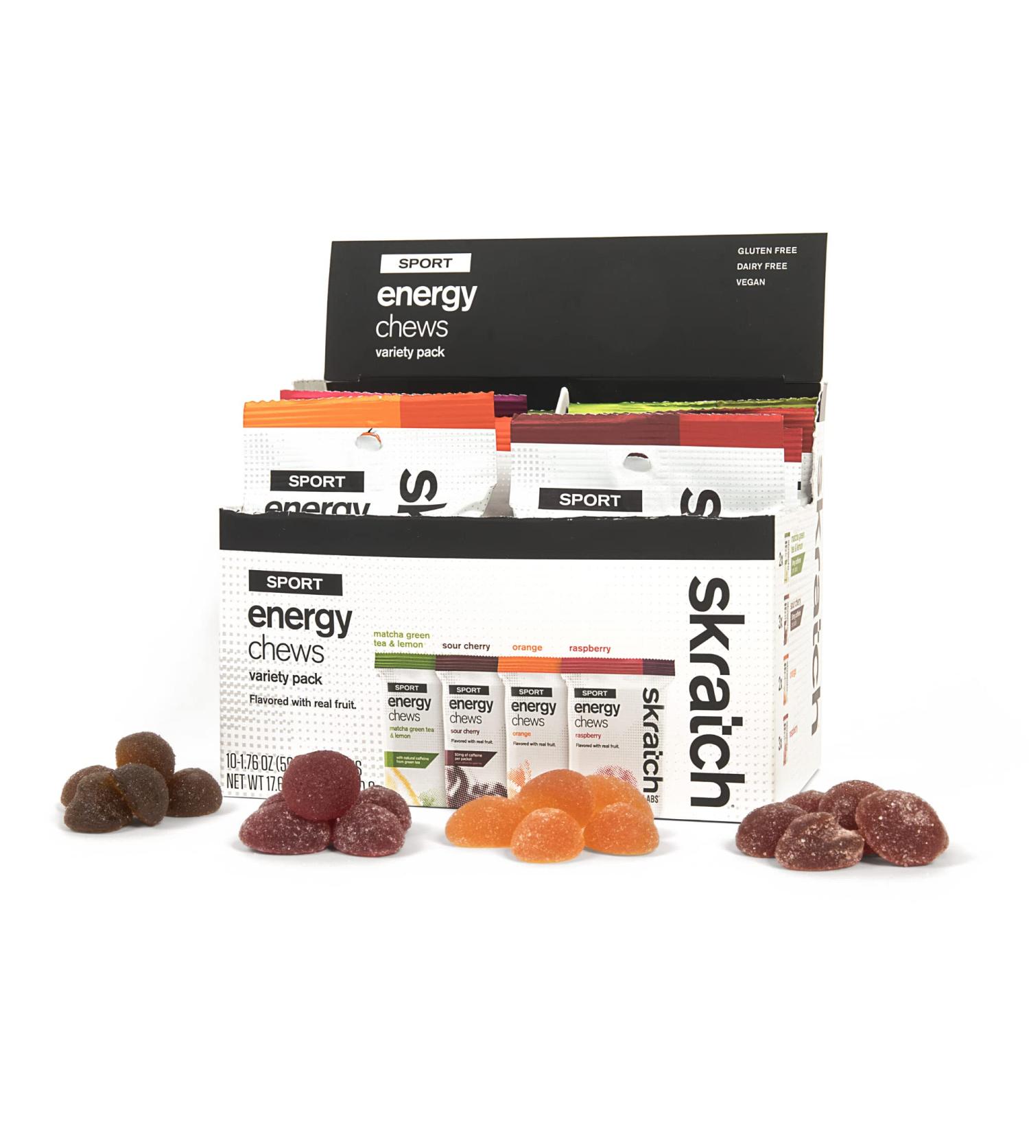 Skratch Labs Best Energy Chews Variety Pack (10 Pack) Energy Gummies for Running  Cycling  and Hiking Snacks | Vegan  Gluten Free Energy Fuel | Alternative to Energy Gels Variety Pack 1.76 Ounce (Pack of 10) - Buy Online on GoSupps.com