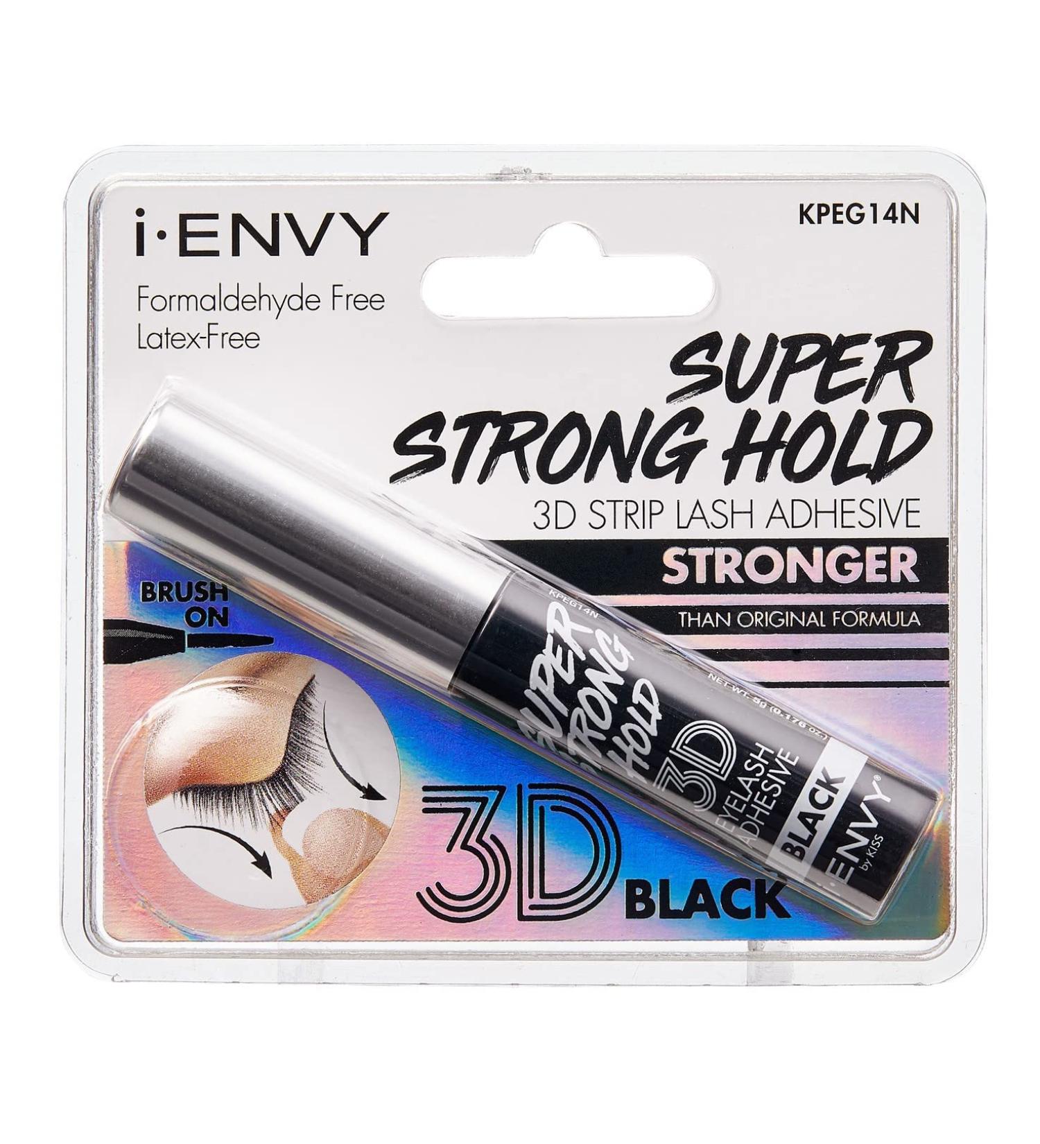 Kiss I Envy Eyelash Adhesive - 3D Super Strong Hold Black | International Shipping Available - Buy Online on GoSupps.com