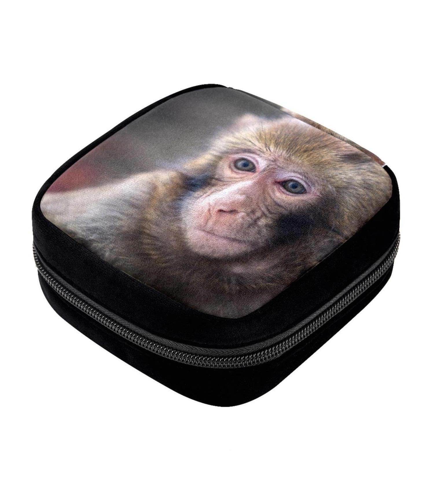 GIAPB Period Bag Sanitary Napkin Storage Holder | Animal Monkey Color899 - Buy Online on GoSupps.com