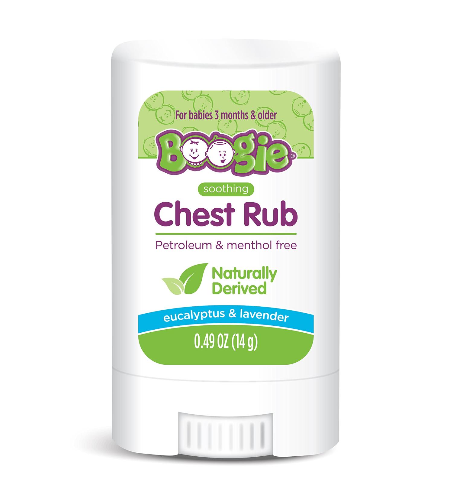 Boogie Wipes Chest Rub Stick - Soothing Eucalyptus and Lavender - 0.49oz (Pack of 1) - Buy Online on GoSupps.com