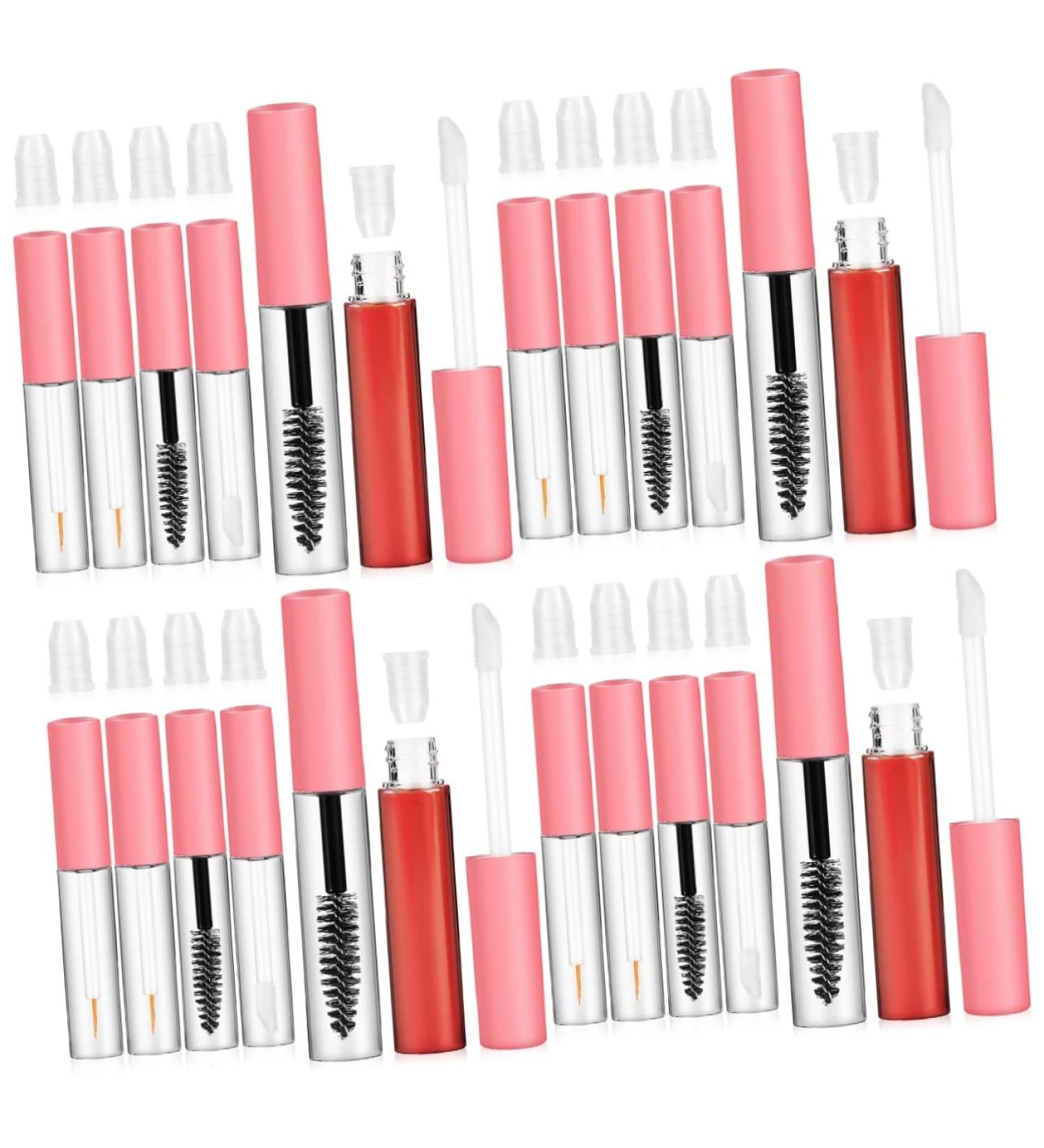 Beavorty 24 Pcs Mascara Tubes with Wands Empty Mascara Containers Reusable Refillable Eyeliner Bottles Lip Gloss Tubes Cosmetic Supplies mediumx4pcs - Buy Online on GoSupps.com