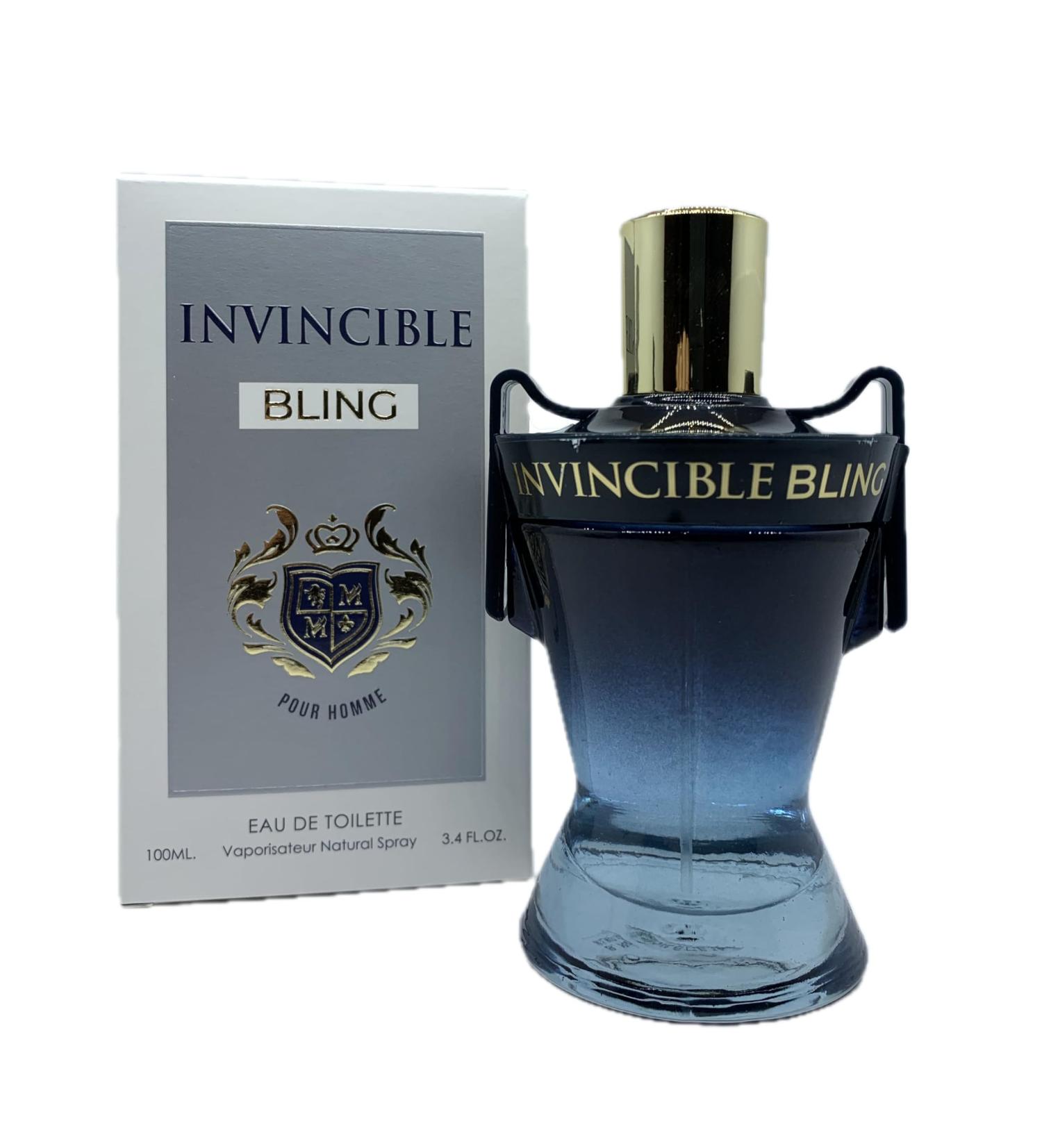 Invincible Bling Men's Cologne 3.4 Fl. Oz. Eau de Toilette Spray - Buy Online on GoSupps.com