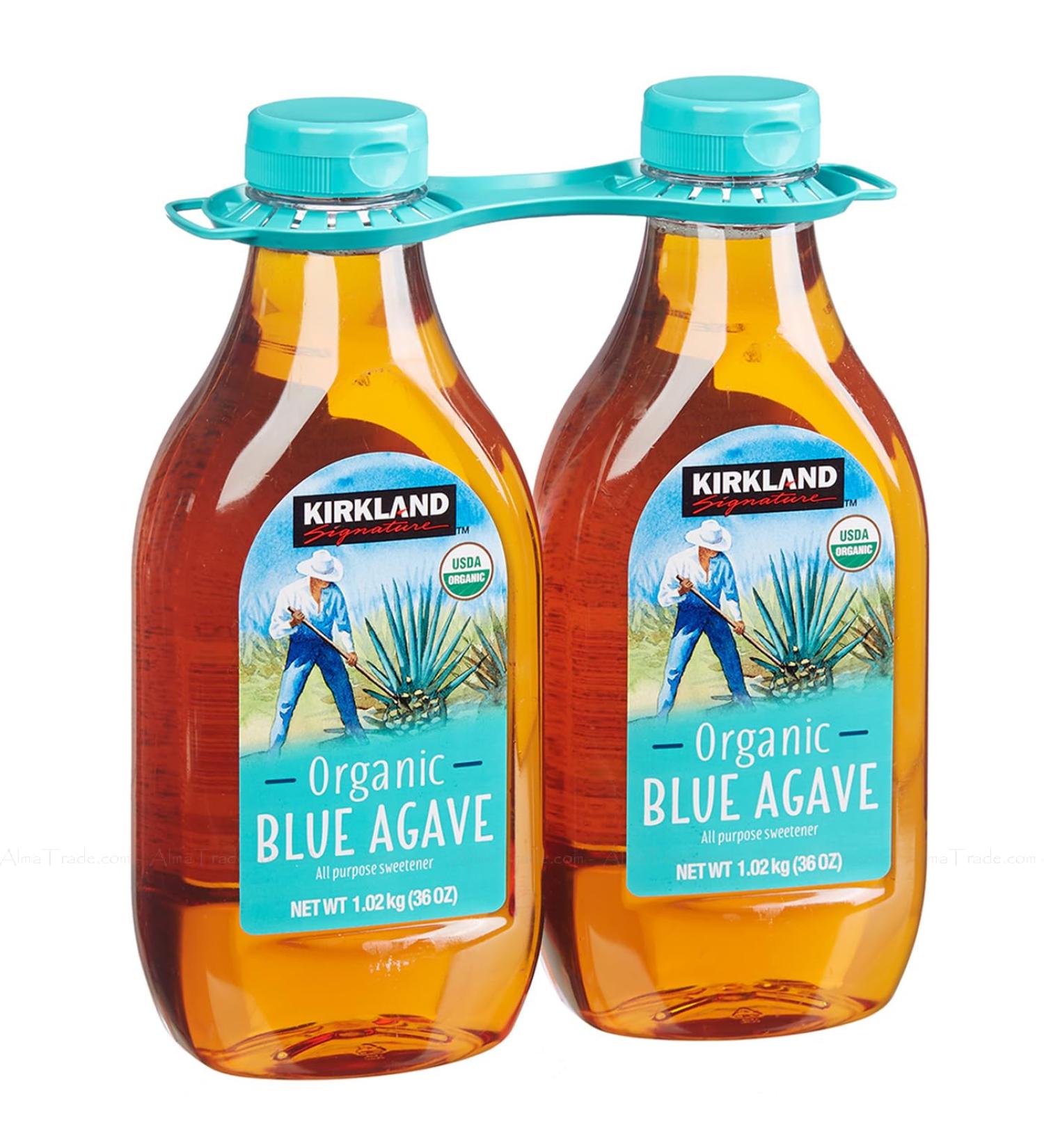Kirkland Organic Blue Agave Sweetener Vegan Syrup - Pack of 2 x 736ml - Buy Online on GoSupps.com