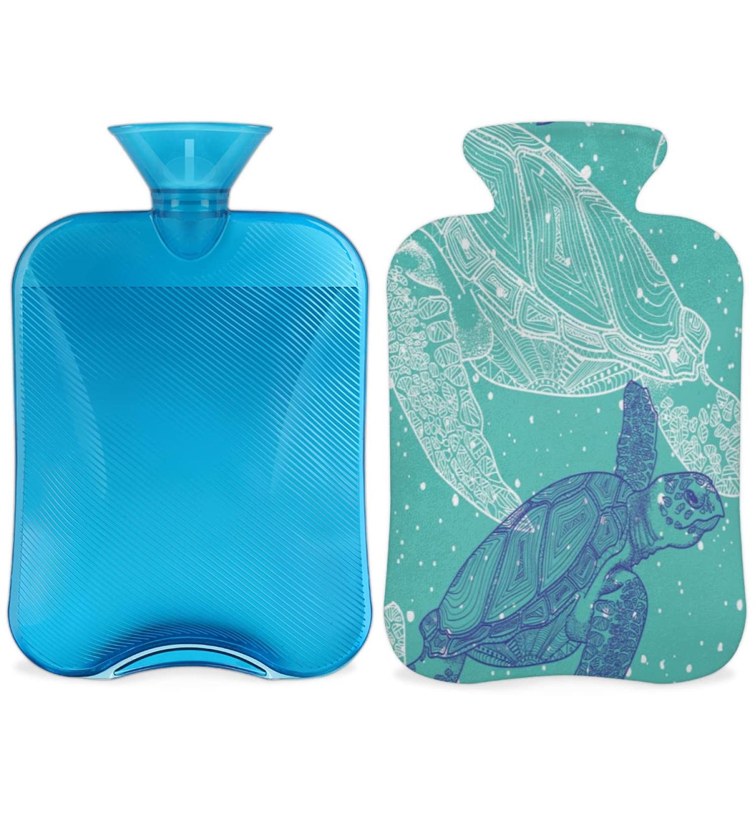 2L Ethnic Turtle Hot Water Bottle | Pain Relief & Cold/Heat Therapy | PVC Heating & Ice Cream Bags for Menstrual Cramps Feet & Hand Warmer - Buy Online on GoSupps.com