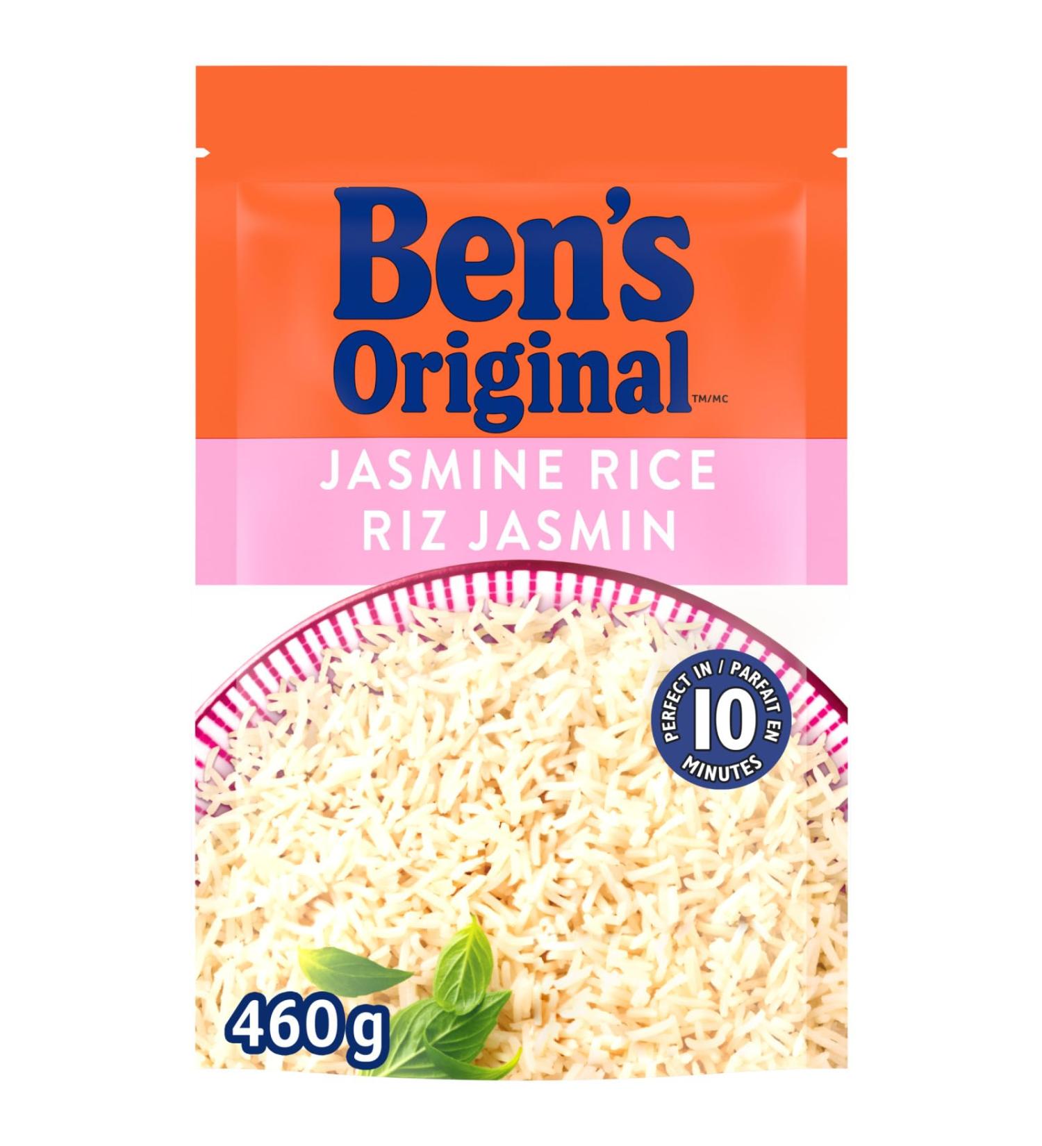 BEN'S ORIGINAL Jasmine Rice 460g Bag Jasmine 460 g (Pack of 1) - Buy Online on GoSupps.com