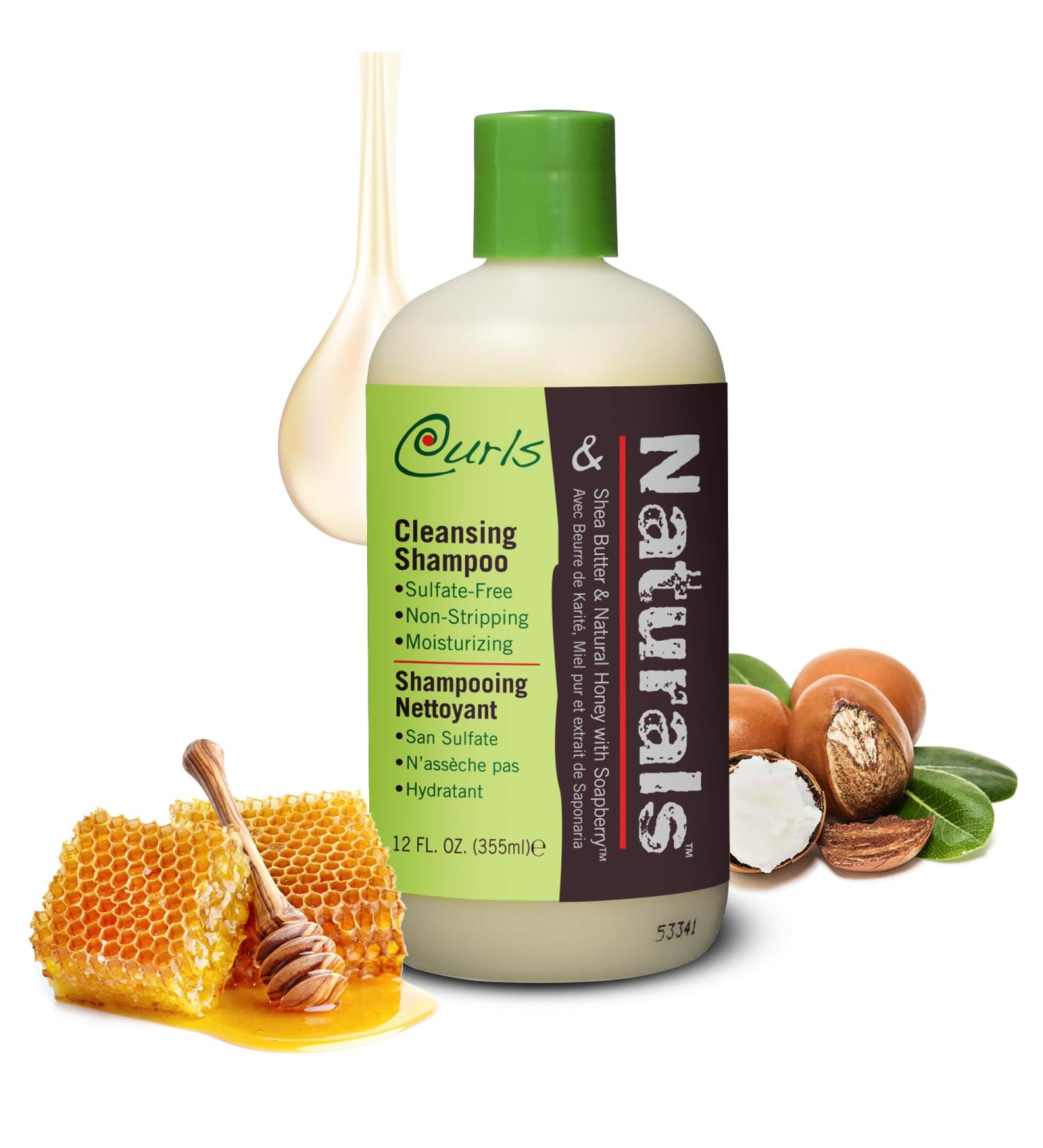 Curls & Naturals Cleansing Shampoo with Shea Butter - Nourishing Hair Care for All Curl Types | Shop Internationally - Buy Online on GoSupps.com