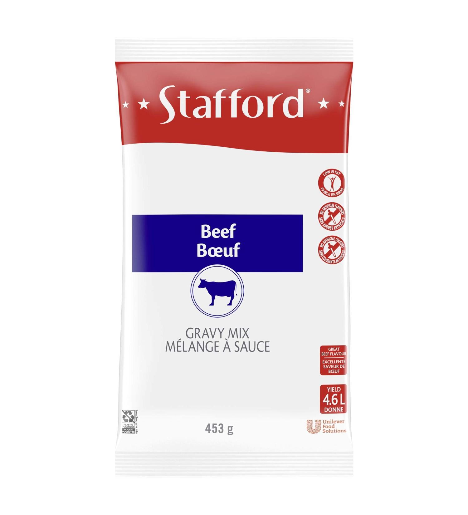 Stafford Beef Gravy Mix Gluten Free 453g Pack of 6 2.718 Kilogram - Buy Online on GoSupps.com