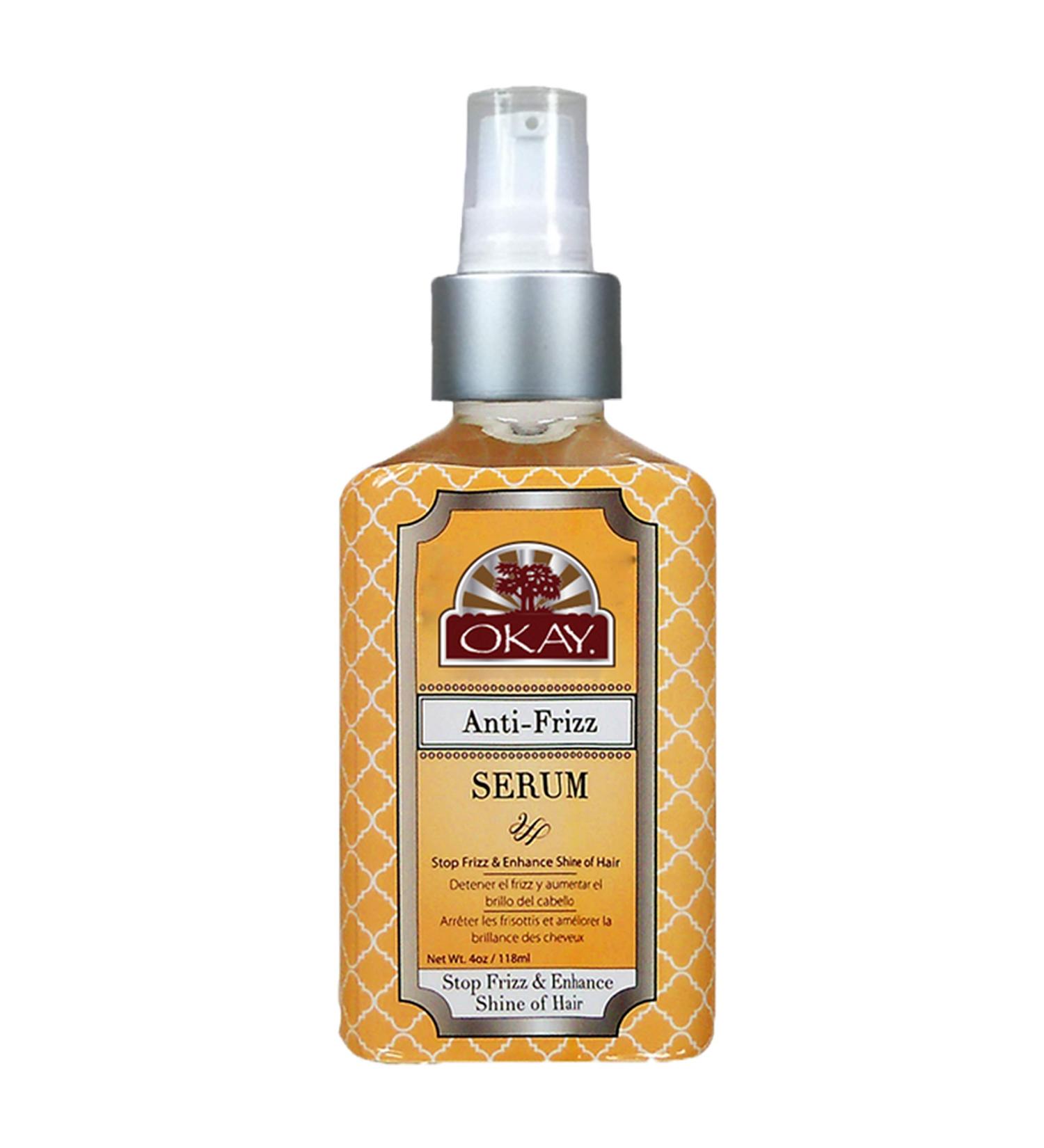 OKAY GIRLS GIRLS GIRLS Brazilian Keratin Anti Frizz Serum 4oz | Best Frizz Control for Smooth Hair - International Shipping Available - Buy Online on GoSupps.com