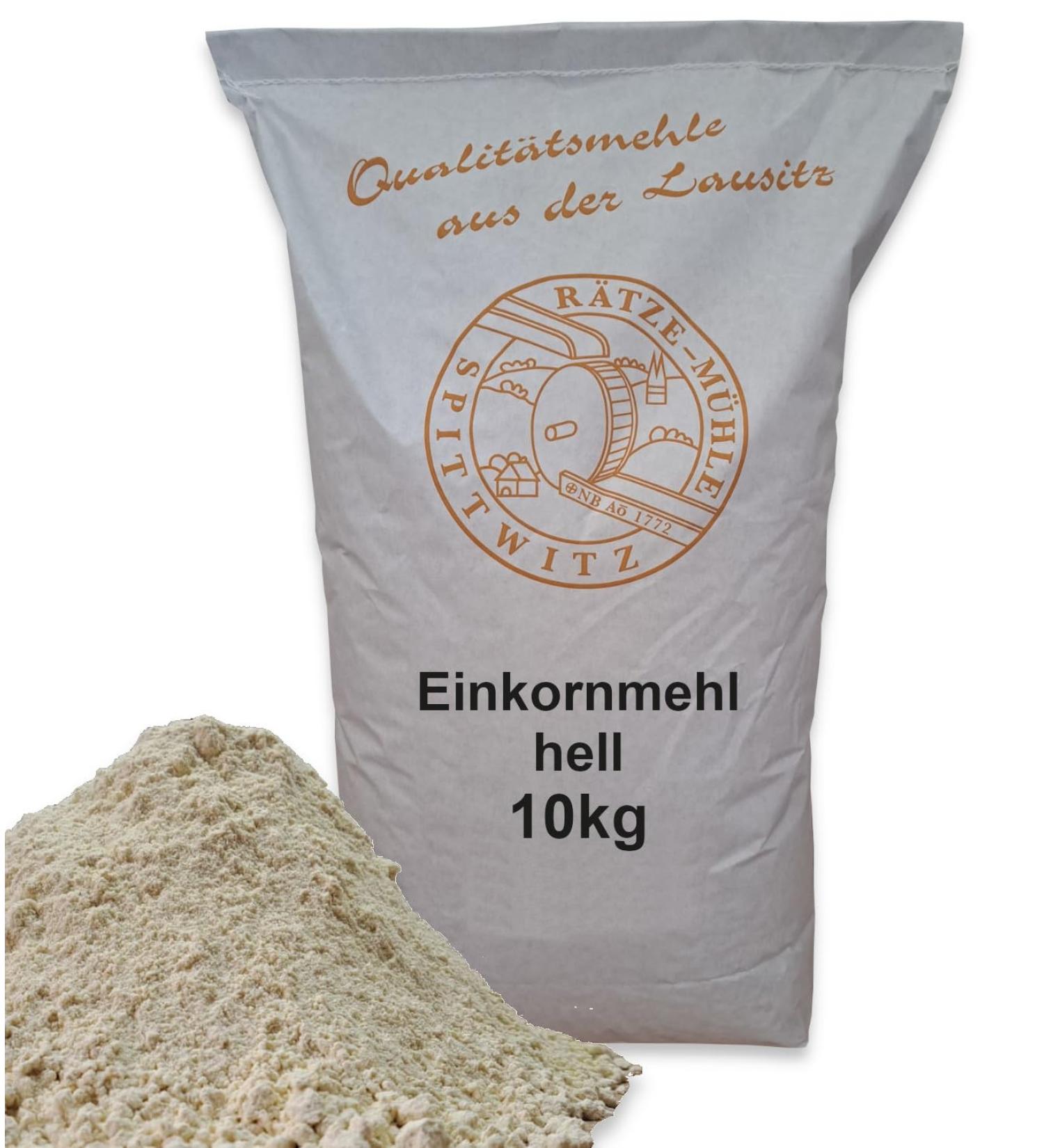 Mills Einkorn Flour Light 10kg - 100% Regional & Natural Quality | Fresh from R tze Mill - Buy Online on GoSupps.com