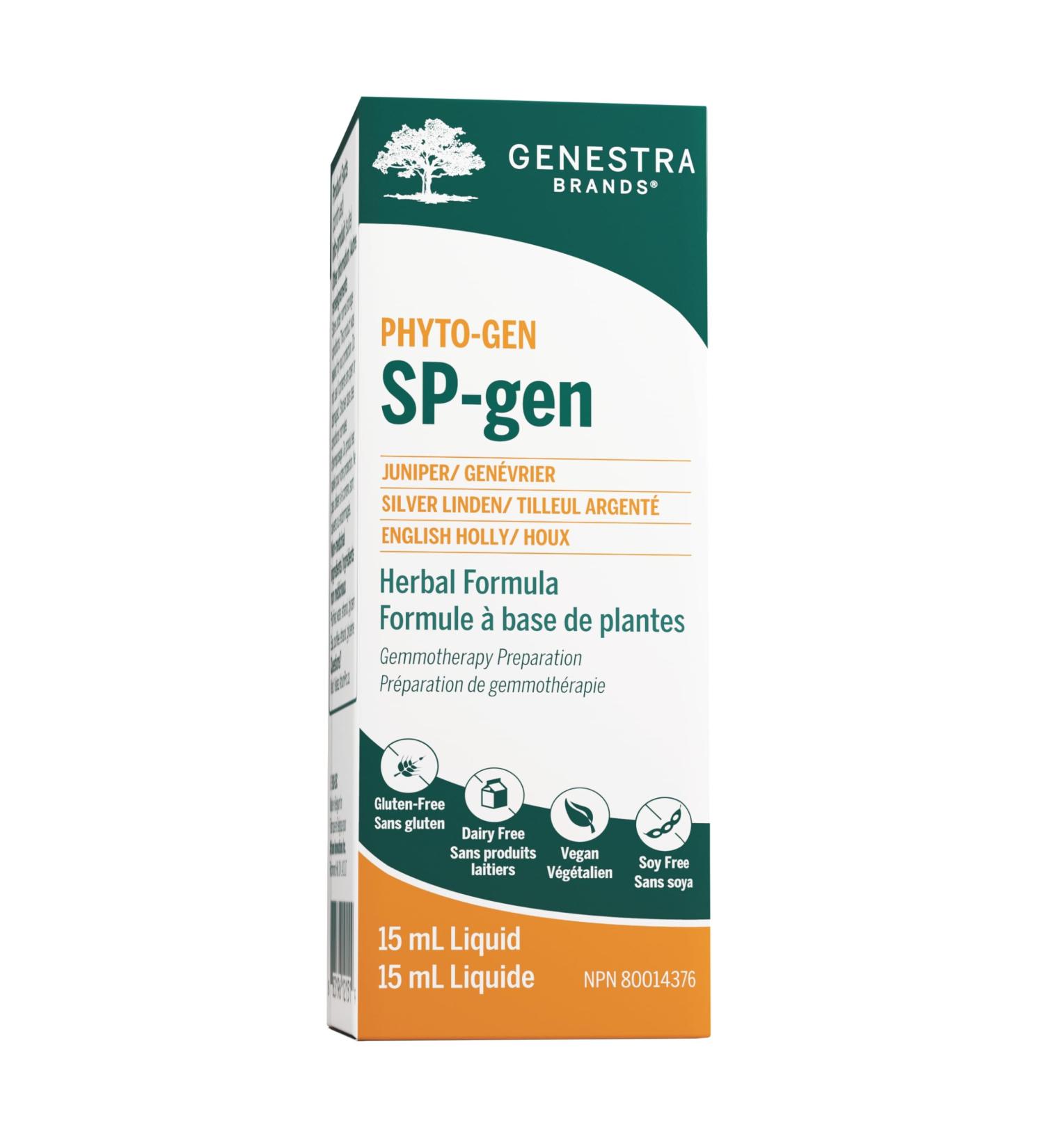 Genestra Brands - Spm-gen - Juniper Silver Linden and English Holly Herbal Supplement - 15 ml Liquid - Buy Online on GoSupps.com