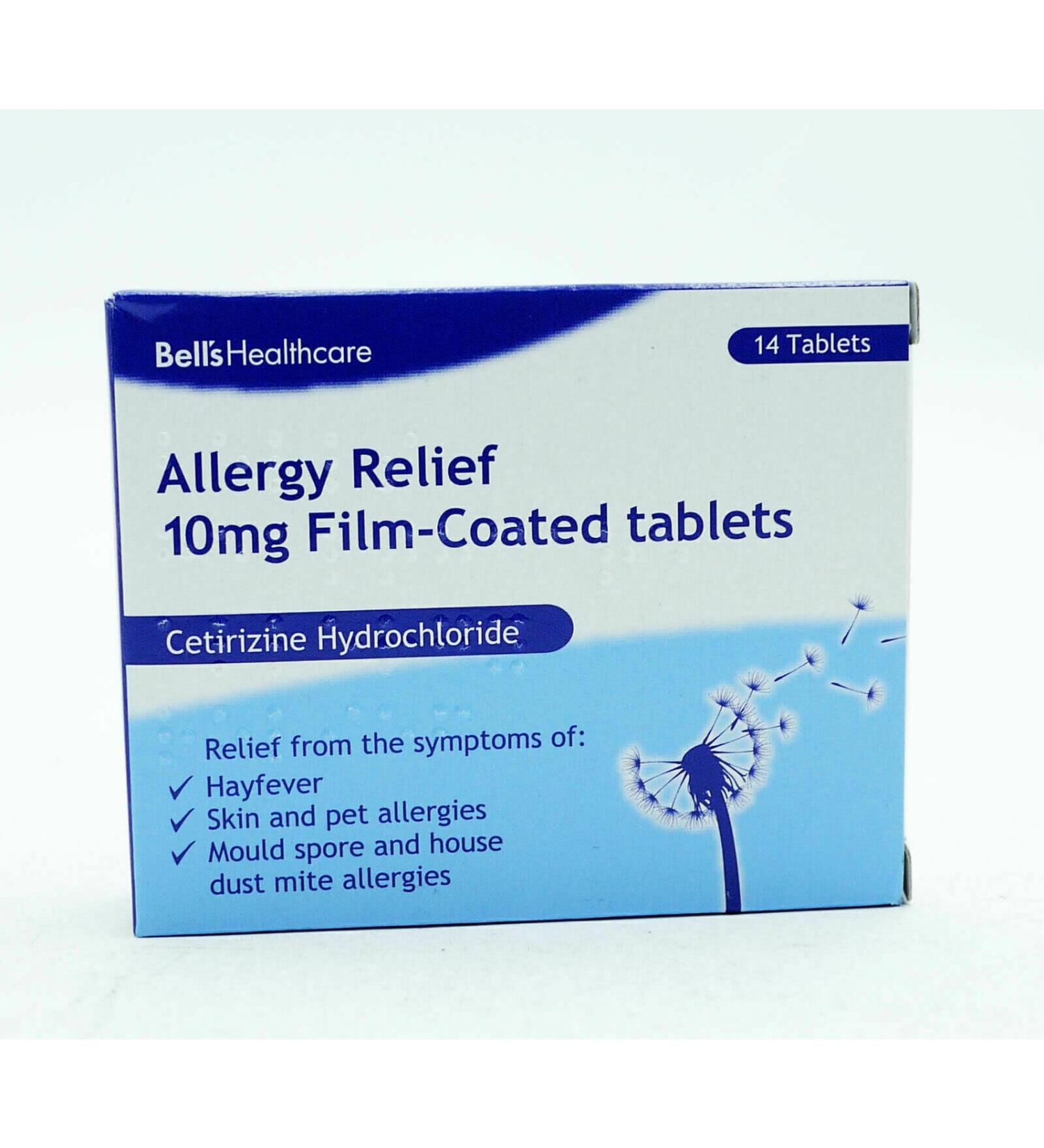 Bells Healthcare Cetirizine Hayfever Allergy Tablets - 3 Months Supply (90 Tablets) - Buy Online on GoSupps.com