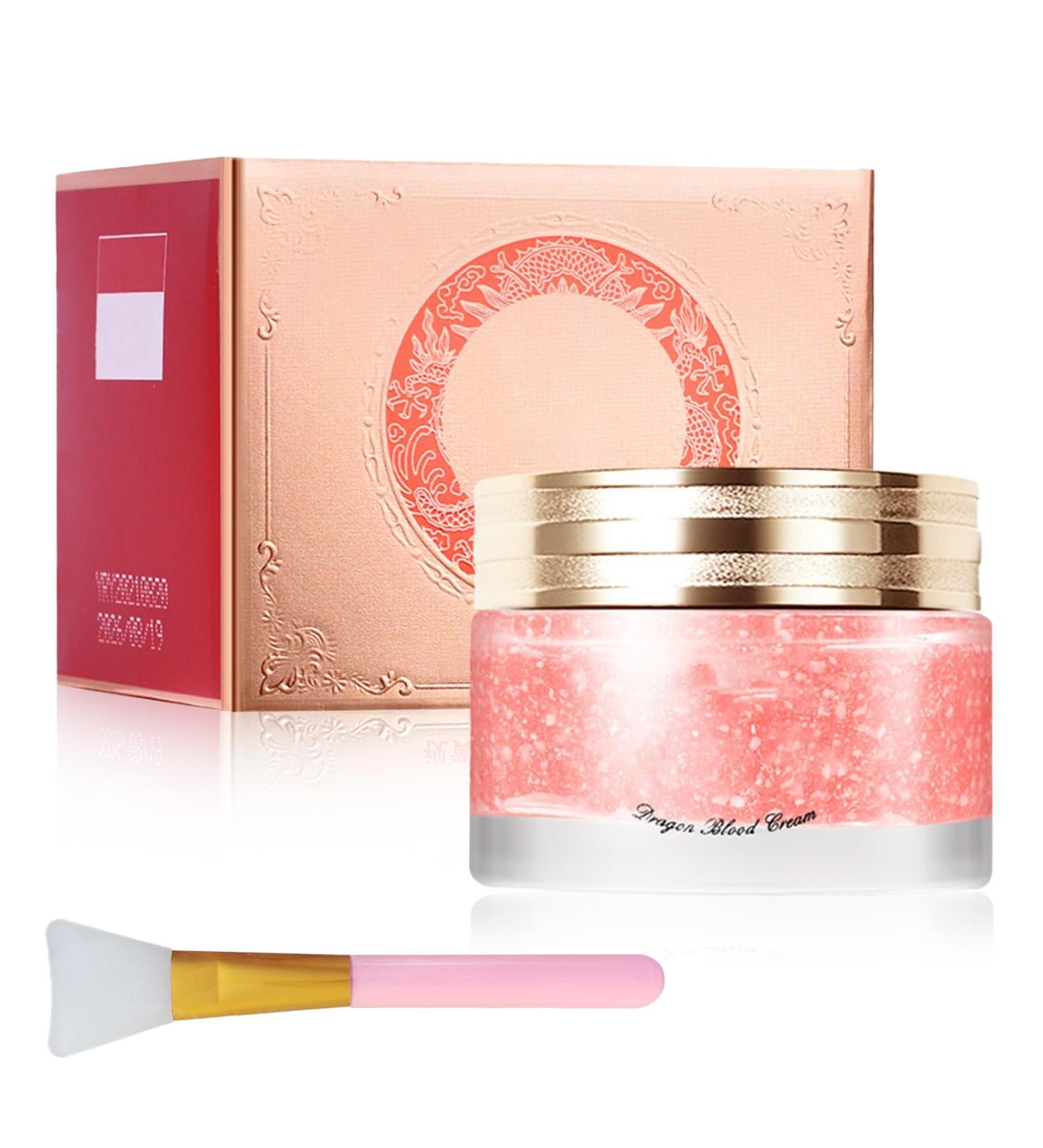 Dragon Cream Dragons Blood Easy Cream Retinol Placenta Dragon Blood Cream Dragon Blood Cream with Mask Brush Anti-Wrinkle Firming Smoothing Anti-Ageing Moisturiser for Day and Night - Buy Online on GoSupps.com