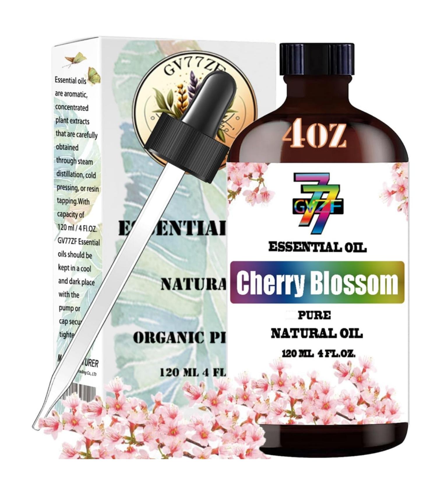 Cherry Blossom Essential Oil 4 oz | Aromatherapy for Diffusers Baths & DIY Crafts - International Shipping - Buy Online on GoSupps.com