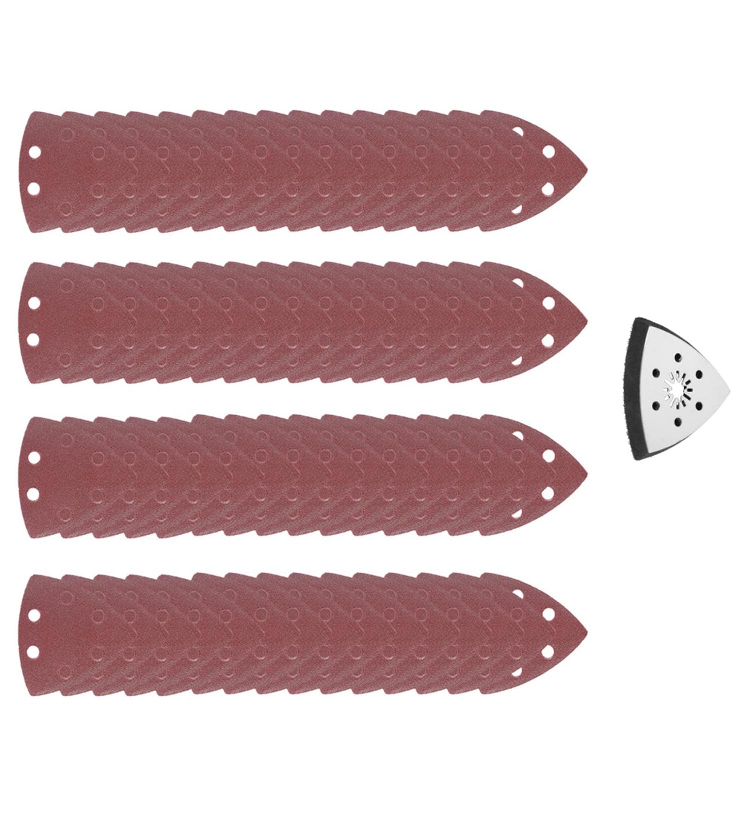 61 Pieces Sanding Pads - 90mm 6 Holes Detail Sander Sandpaper for Oscillating Tools | Perfect for Sanding & Polishing - Buy Online on GoSupps.com
