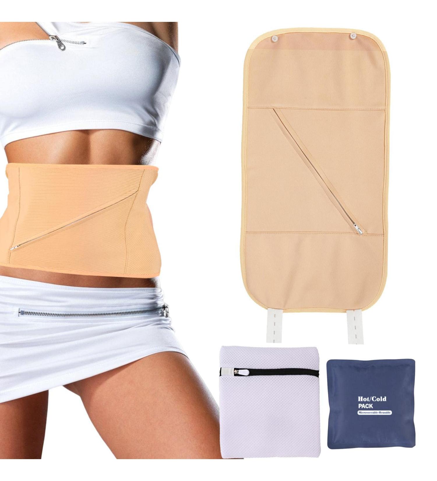 Reusable Organic Castor Oil Pack Kit | Adjustable Essential Oil Care | Self-Conditioning Compress for Circulatory & Digestive Support - Buy Online on GoSupps.com