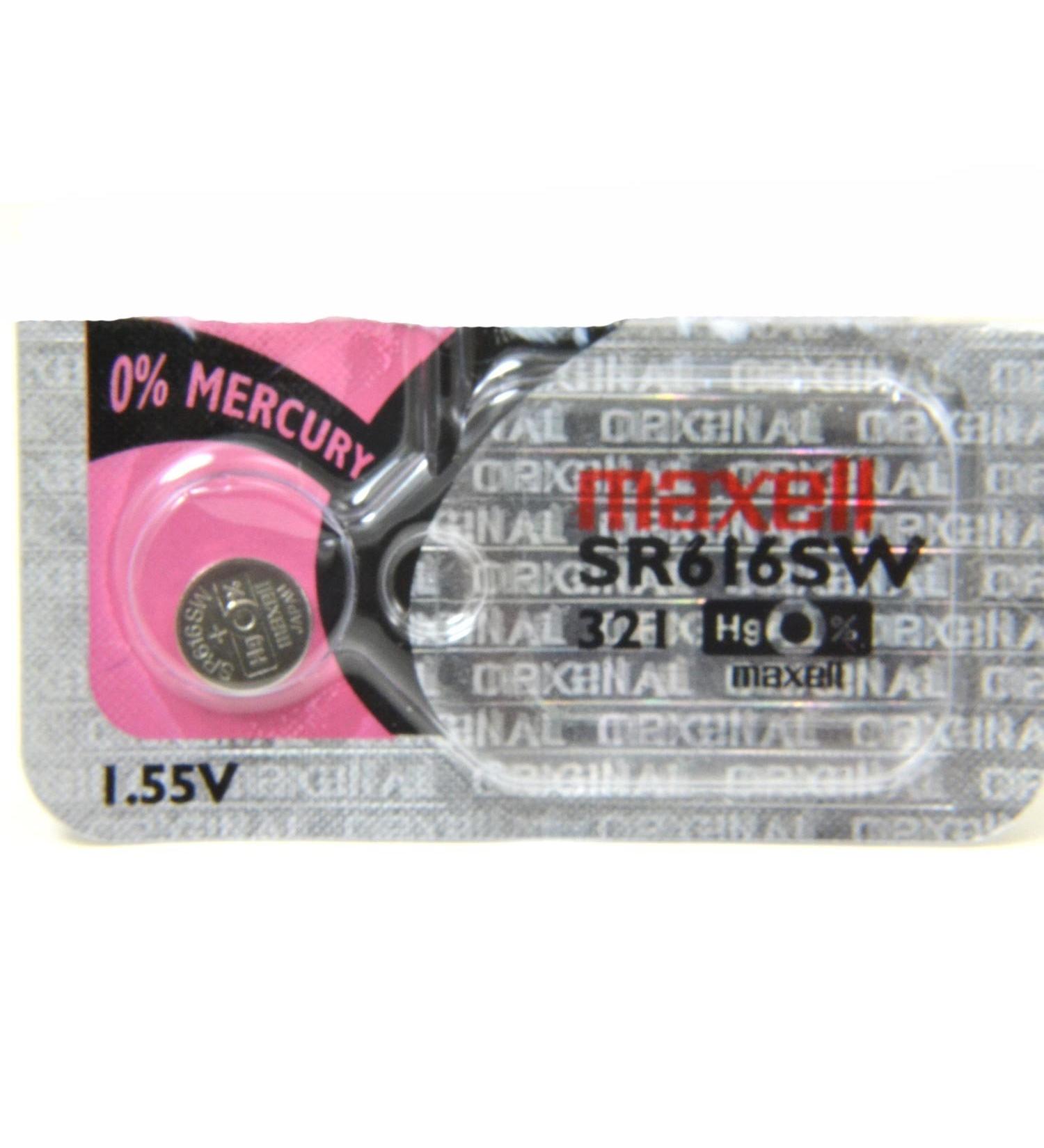 MAXELL SR616SW (321) 1 Silver Oxide Battery