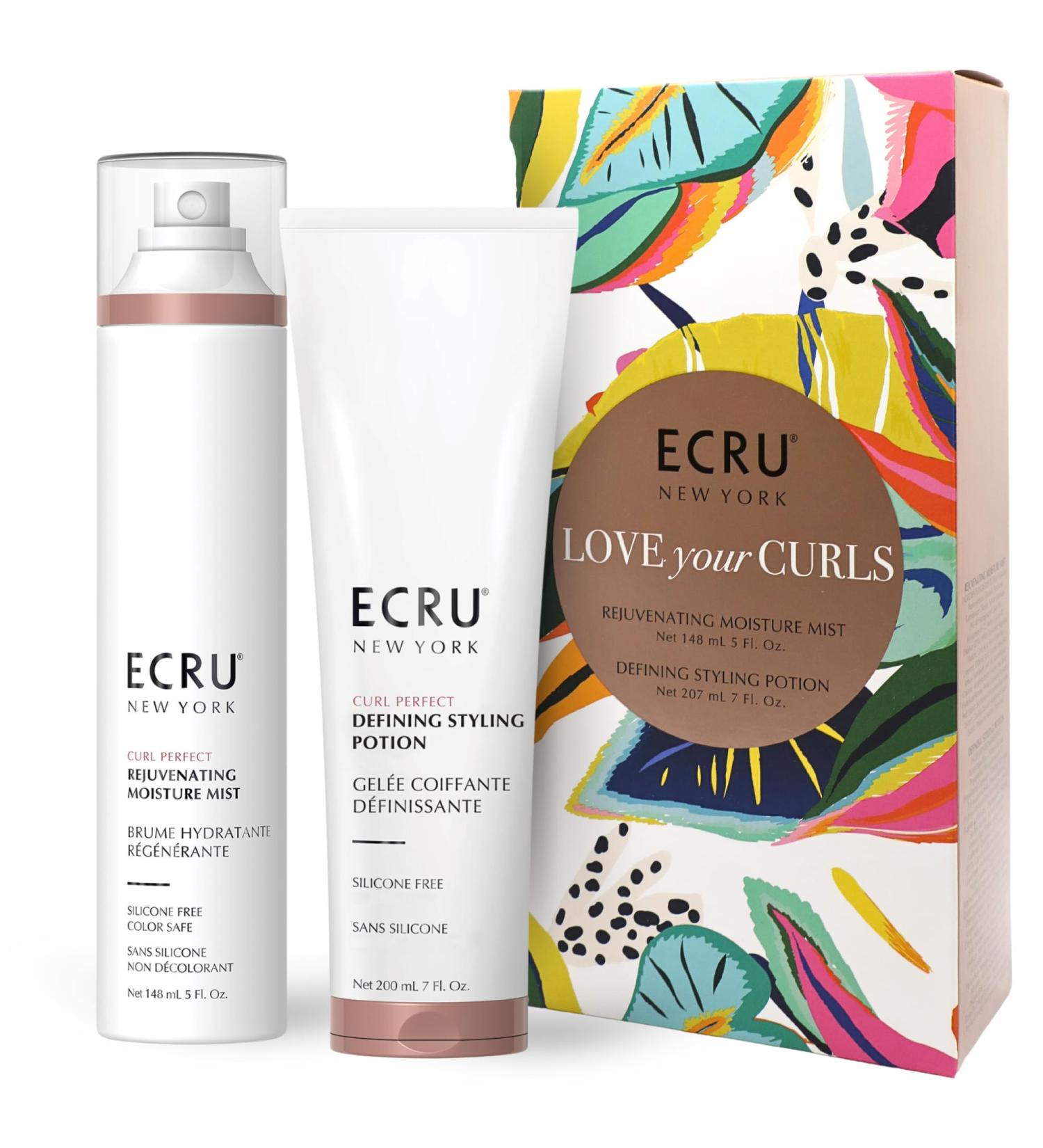 ECRU NEW YORK Curl Perfect Defining Styling Potion | LOVE Your CURLS Holiday Gift Set - International Shipping Available - Buy Online on GoSupps.com