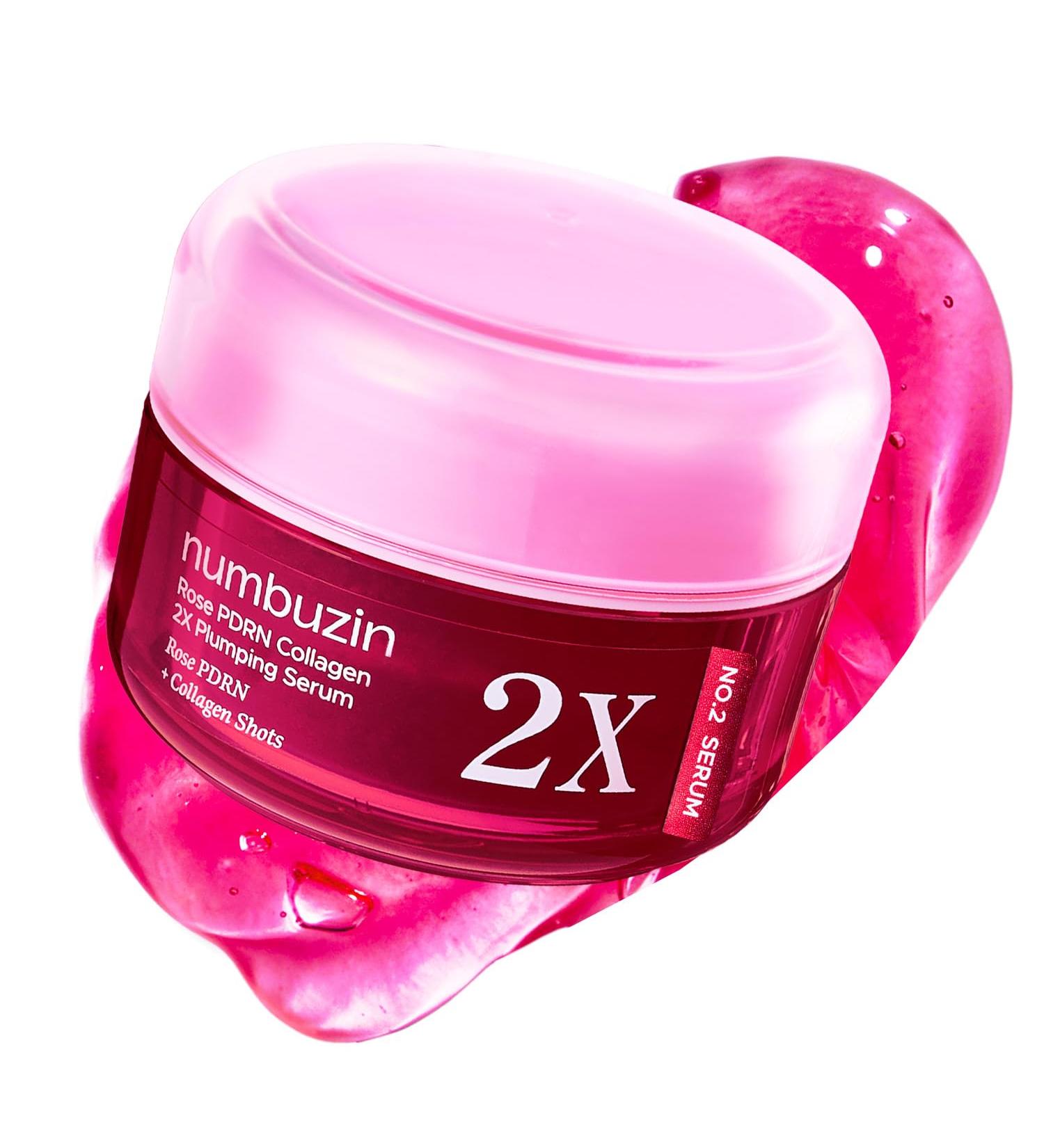 numbuzin No.2X Rose PDRN Collagen Plumping Serum Collagen Spicule Serum for Firming & Volume Glow PDRN Peptides Collagen Hydrating Korean Skincare 1.01 fl oz (30ml) - Buy Online on GoSupps.com
