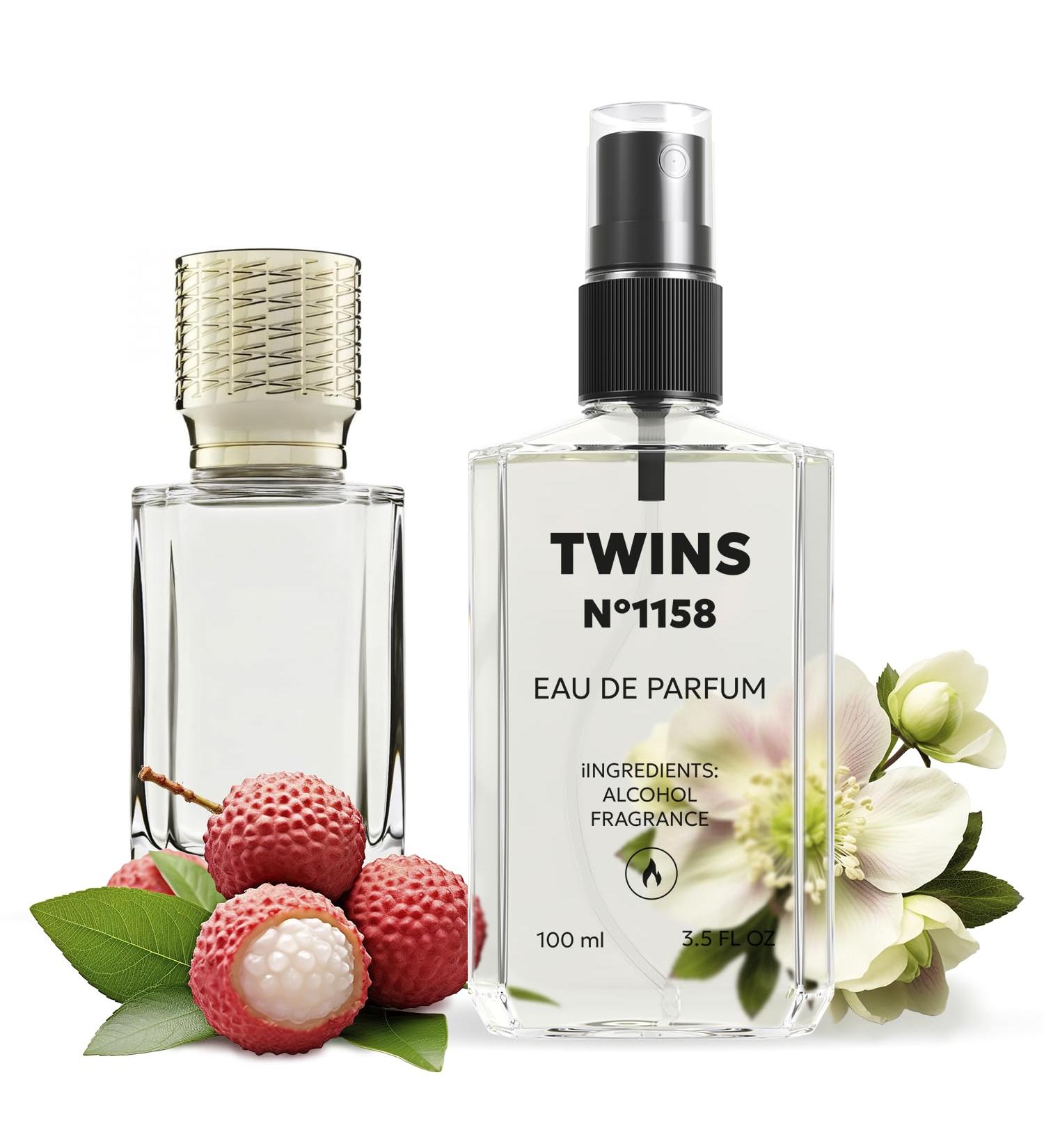 TWINS Impression of Fleur Narcotique | Unisex Perfume for Women and Men Eau de Parfum | No.1158 | 3.4 Fl Oz / 100 ml Ex Nihilo Fleur Narcotique Impression - Buy Online on GoSupps.com