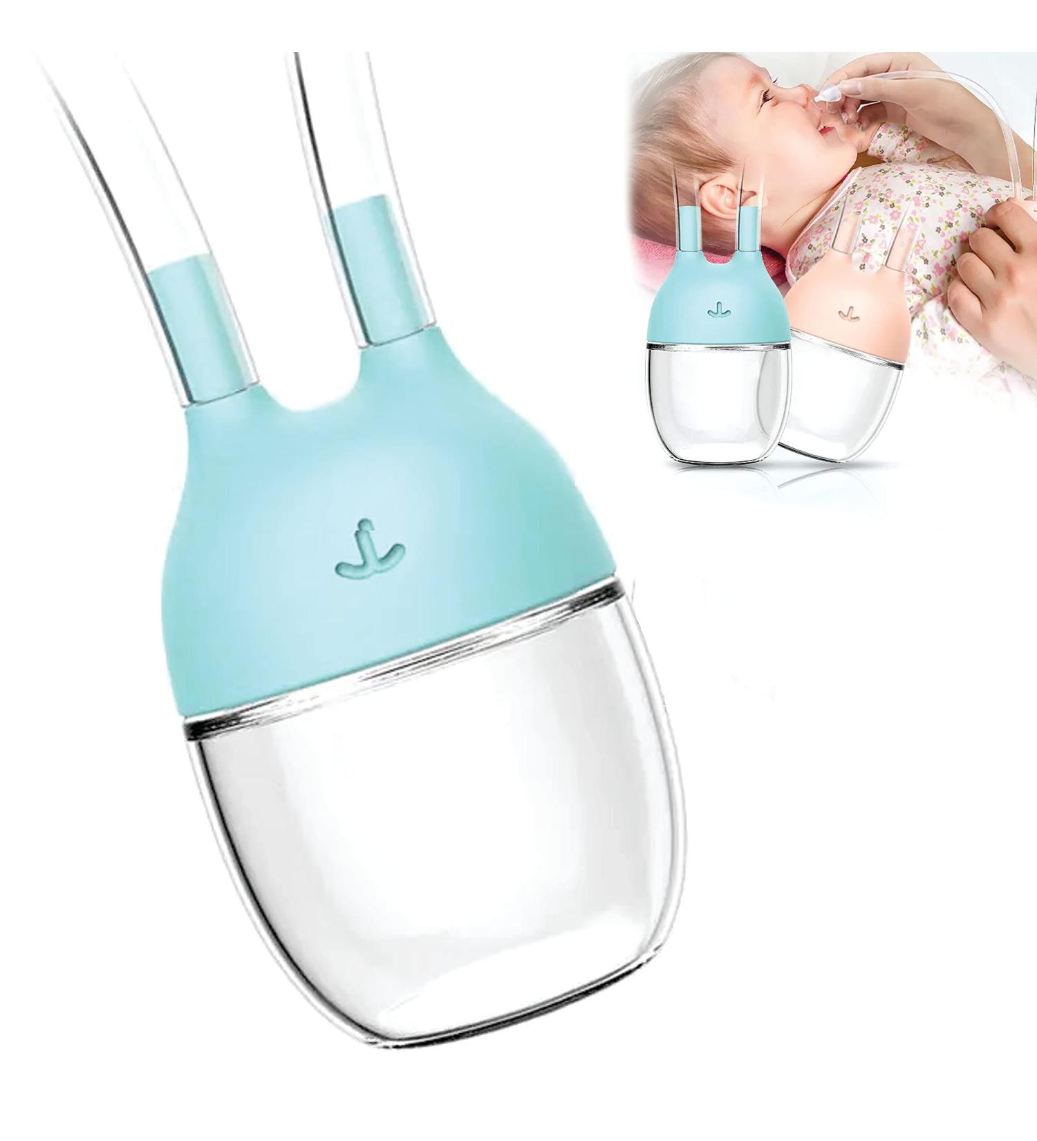 Baby Nasal Aspirator - Nose Sucker and Booger Remover for Infant - Blue - Buy Online on GoSupps.com