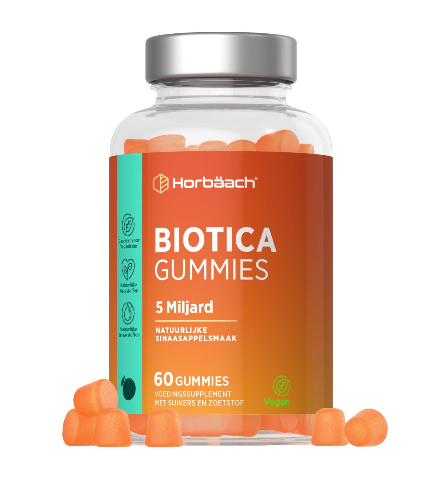 ProBio 5 Billion CFU 60 Vegan Erasers Biotics Gummies for Men and Woman Digestive Health Horbach - Buy Online on GoSupps.com