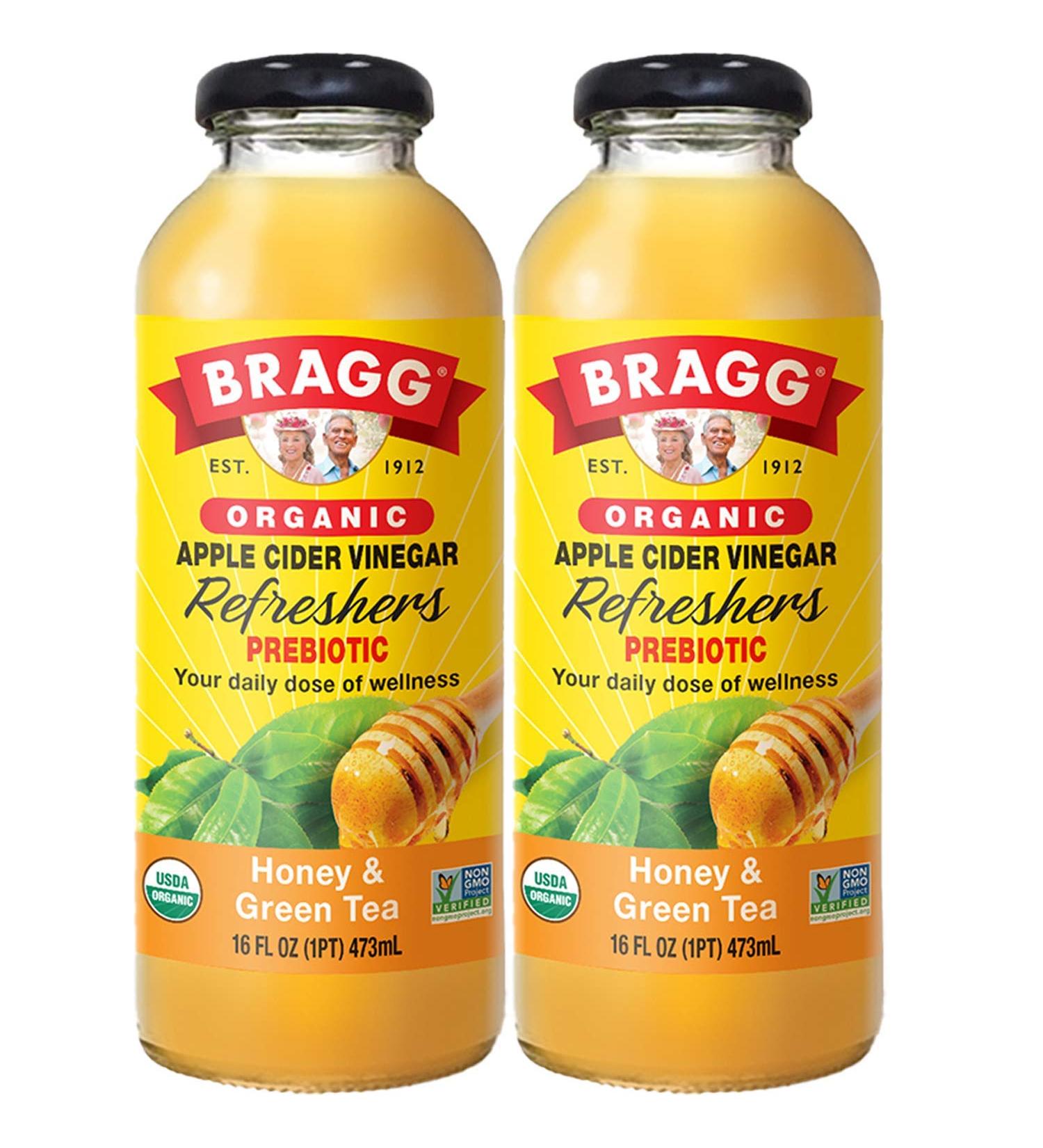 Bragg Organic Apple Cider Vinegar Drink with Honey - 16oz | 12 Pack - Buy Online on GoSupps.com