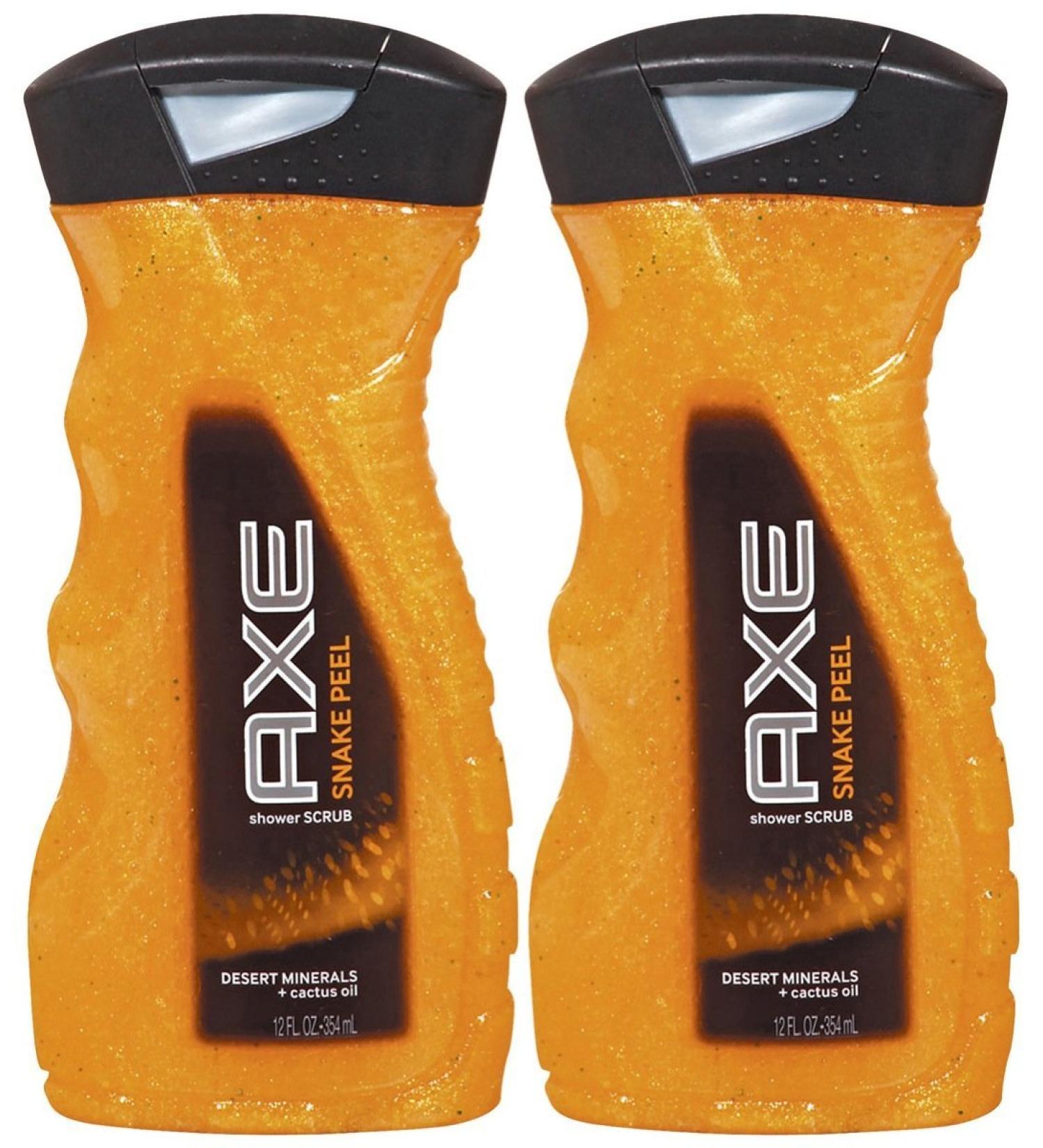 Snake Peel Shower Scrub Men Scrub by AXE 12 Ounce