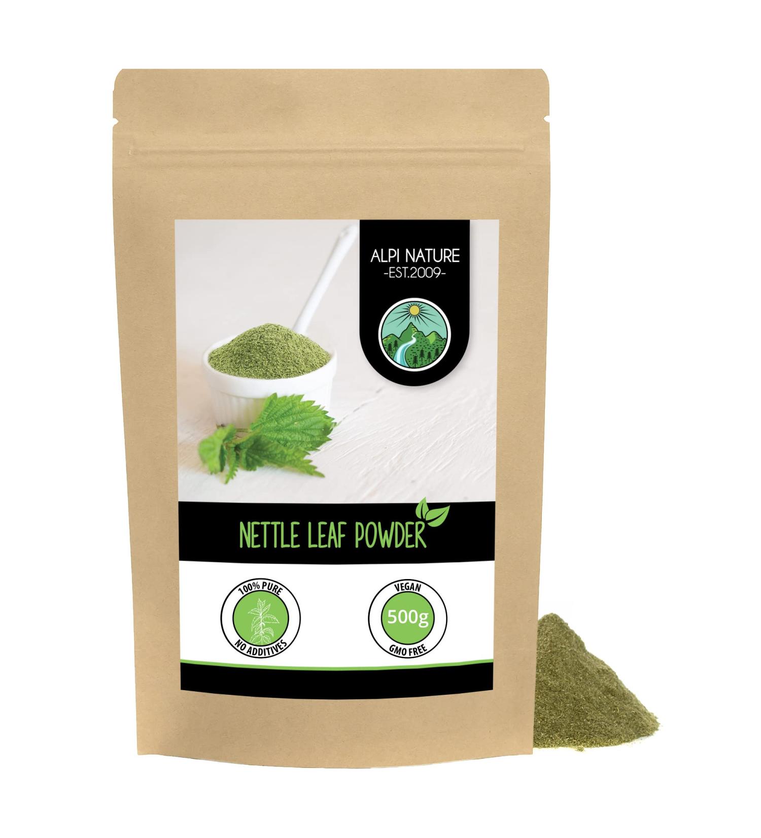 Nettle Powder (500g 1.1 lb) Stinging Nettle 100% Natural Gently Dried and Ground Natural No additives Vegan Nettle Leaves 500 g (Pack of 1) - Buy Online on GoSupps.com