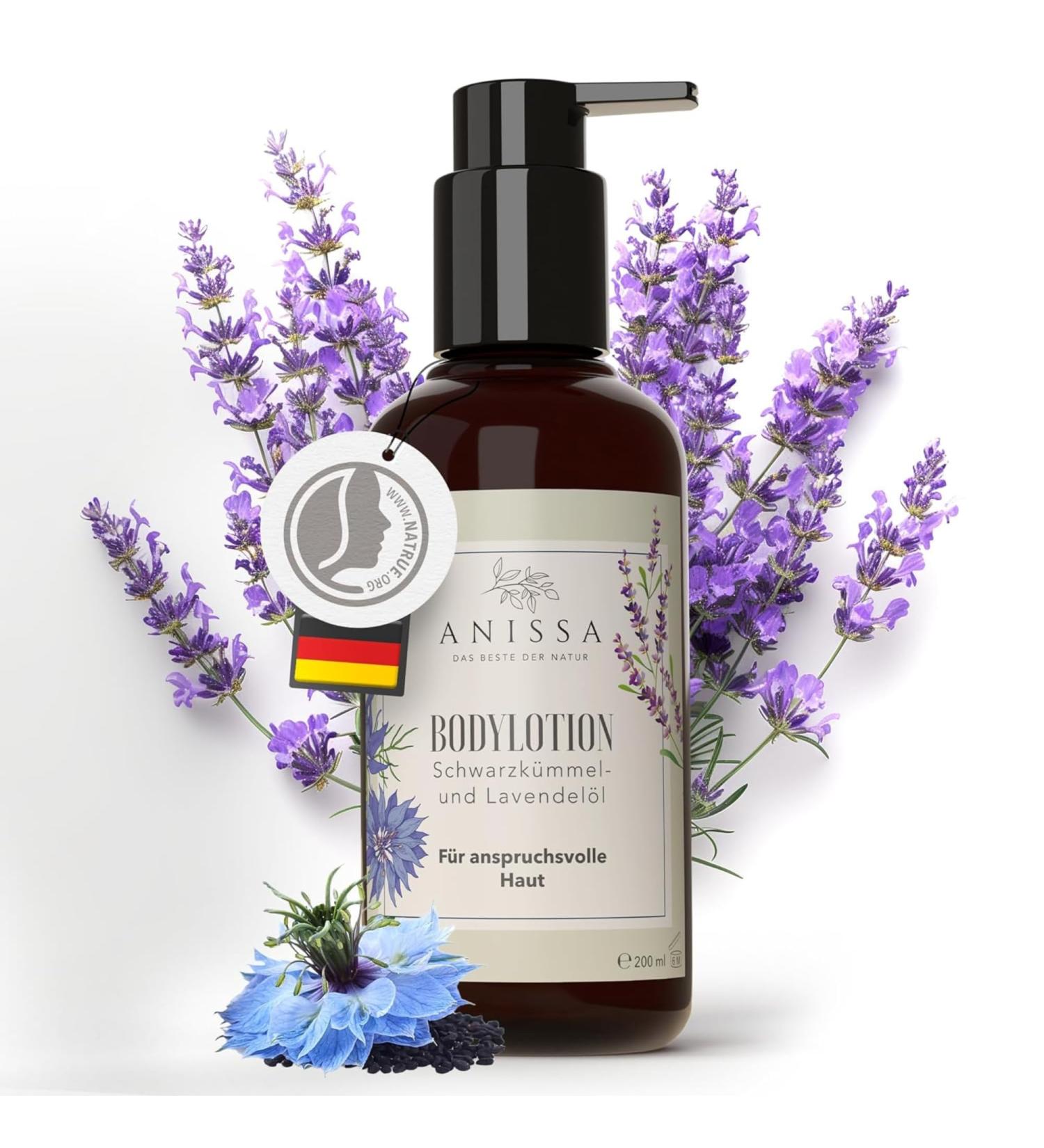 ANISSA Natural Cosmetics Body Oil 100 ml for sensitive skin activation oil regenerates and nourishes without parabens and animal testing vegan & Made in Germany 100 natural - Buy Online on GoSupps.com