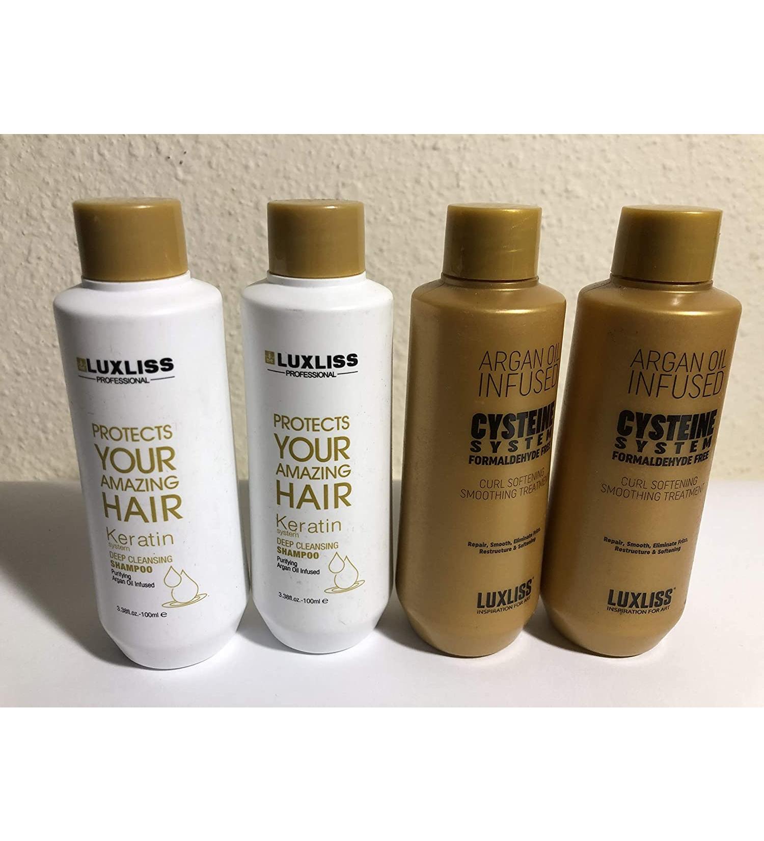 LUXLISS Cysteine System Curl Softening Treatment 4PCS - Formaldehyde Free - Buy Online on GoSupps.com