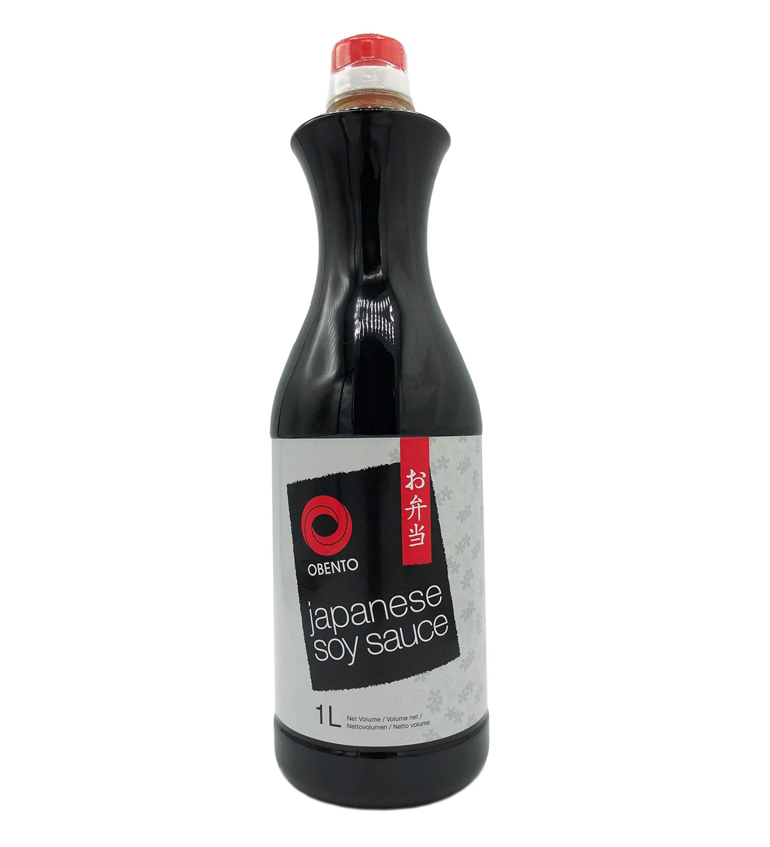Obento Japanese Style Soy Sauce 1000 ml - Premium Quality Soy Sauce for Authentic Cooking - Buy Online on GoSupps.com