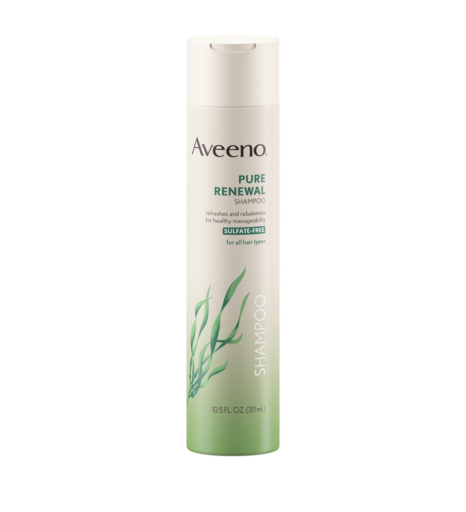 Aveeno Active Naturals Pure Renewal Shampoo 10.5 oz | Sulfate-Free & Hydrating - Buy Online on GoSupps.com