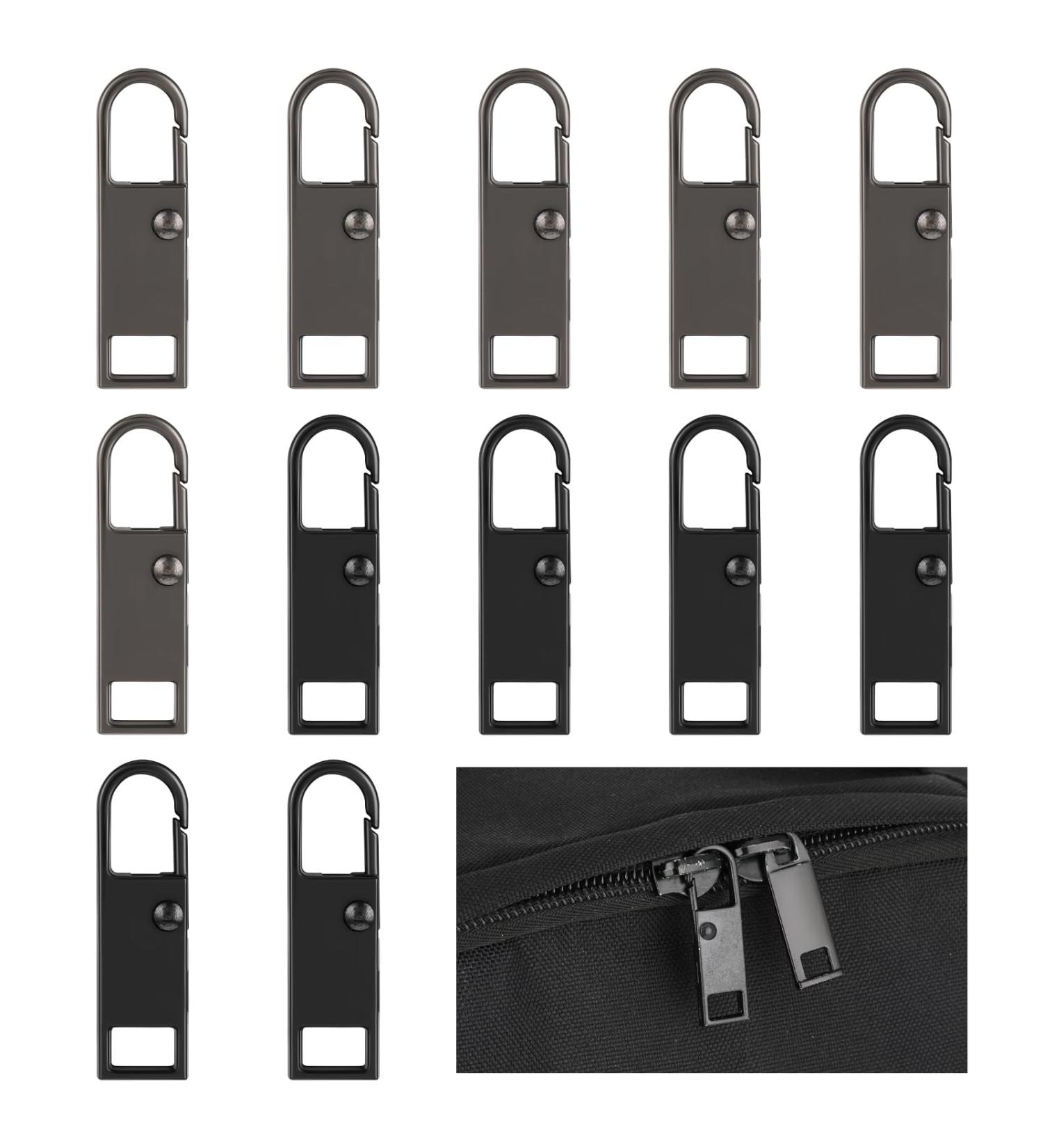 Ouligay 12-Piece Zipper Replacement Set | Zipper Repair Kit for Jackets Suitcases Clothing & Shoes - Durable & Versatile - Buy Online on GoSupps.com