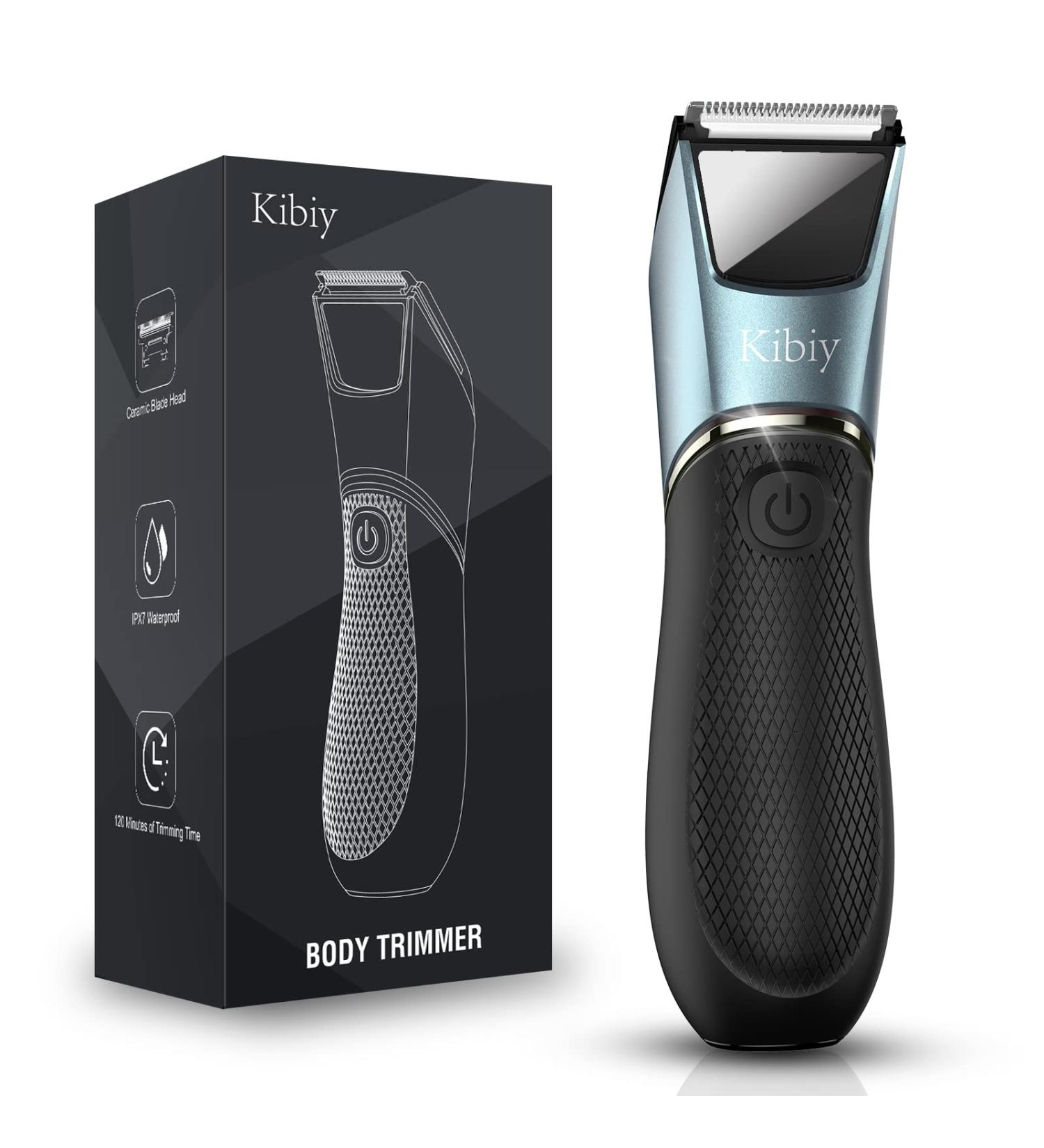 Men's Body Hair Trimmer - Electric Ball Shaver Razor for Pubic Hair Grooming - LED Light, Mirror, Ceramic Blade - No Pulls, No Cuts - Waterproof Cordless Use - Buy Online on GoSupps.com