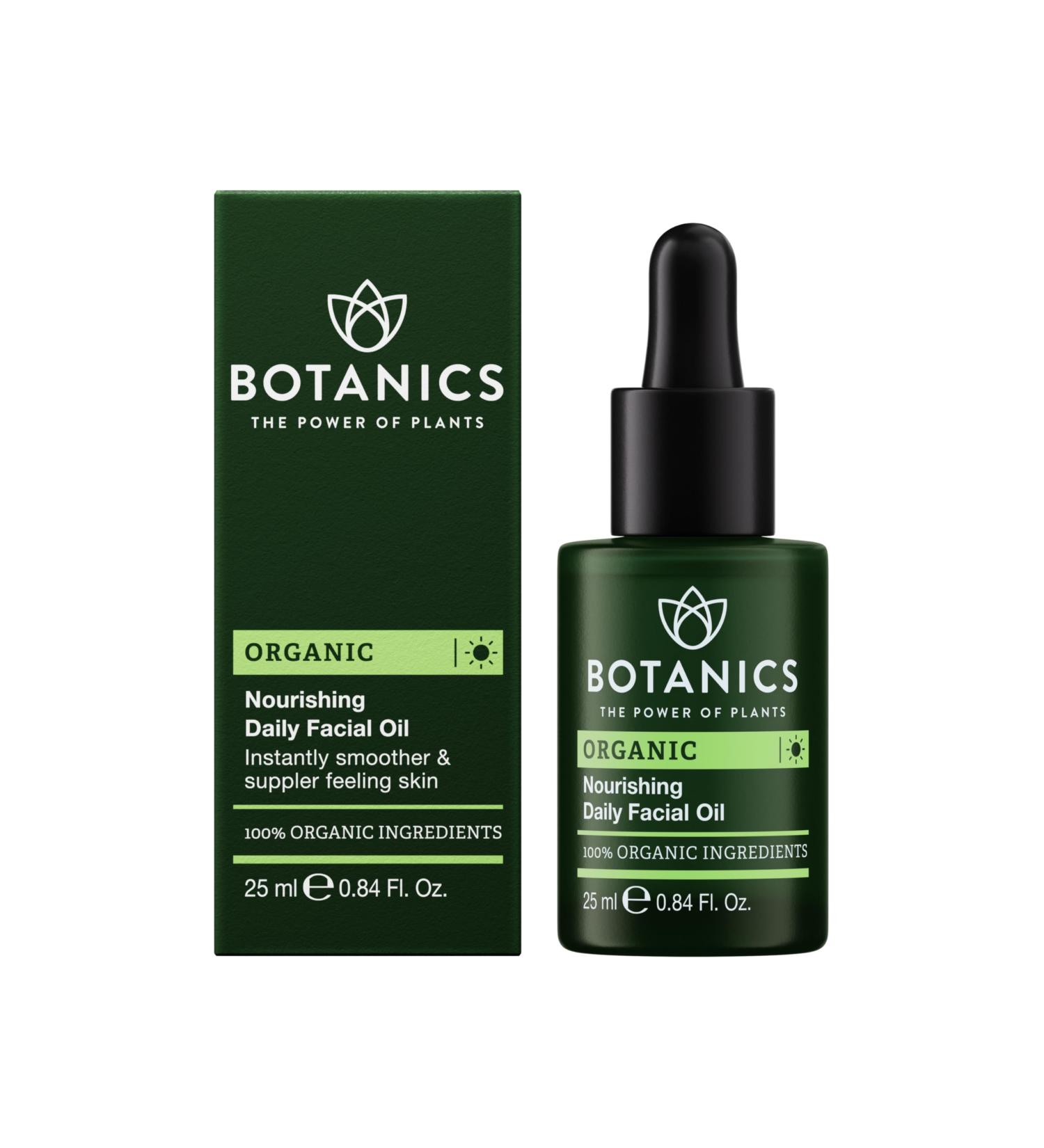 Botanics Facial Oil for Men - Nourishing Daily Face & Beard Oil for Dry Skin - Enriched with Argan & Rosehip Oils - Lightweight & Non-Greasy Men's Skincare - Vegan Cruelty Free (0.84 Fl Oz) - Buy Online on GoSupps.com