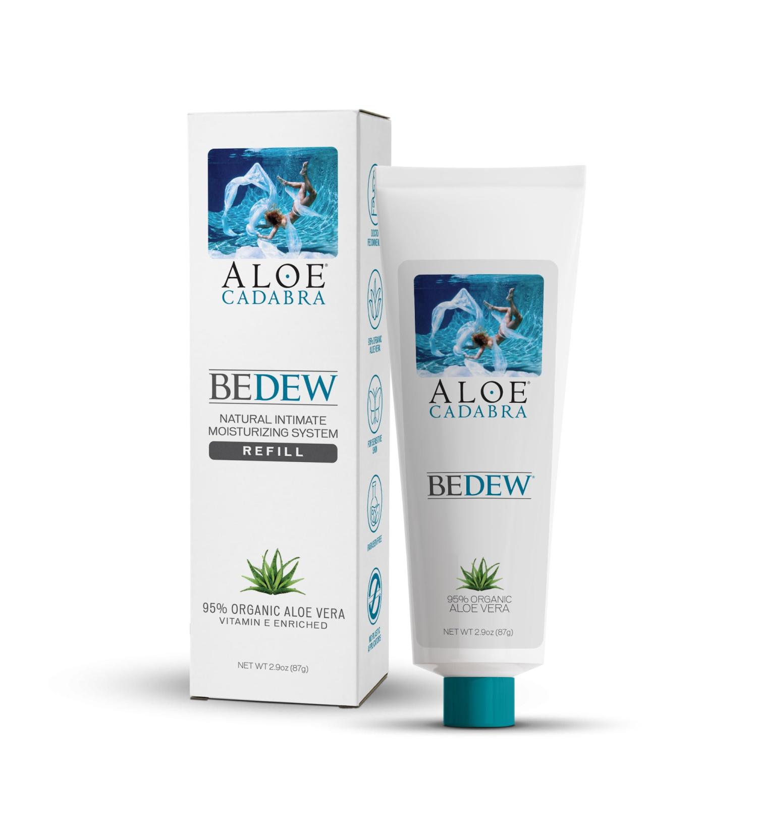 Aloe Cadabra BEDEW Organic Intimate Moisturizer - Relief for Vaginal Dryness & Menopause | 2.9 oz - International Shipping Available - Buy Online on GoSupps.com