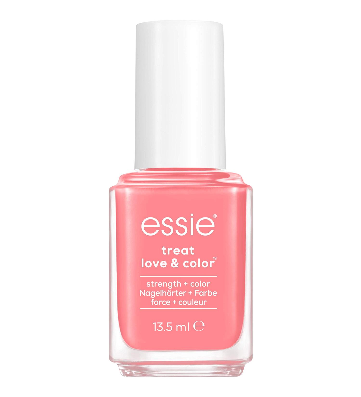 essie Treat Love Colour Nail Polish: 161 Take 10 Peach Coral Nourishing & Strengthening Vegan Formula TLC Nail Polish 13.5ml - Buy Online on GoSupps.com